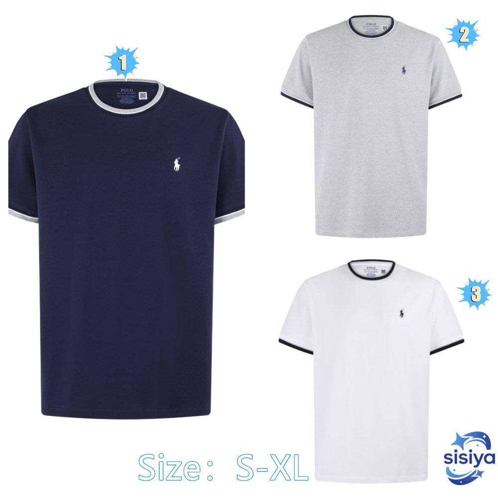 Ralph Lauren 2026 Spring/Summer Collection Small Spur Embroidered Stretch Mesh T-Shirt M6052307