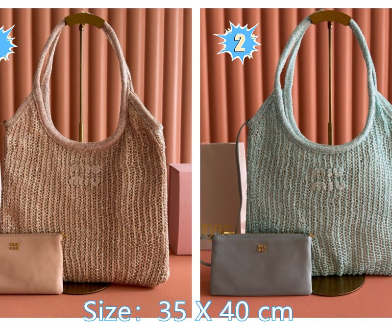 Miu Miu Mesh Hobo Handbags B6051302