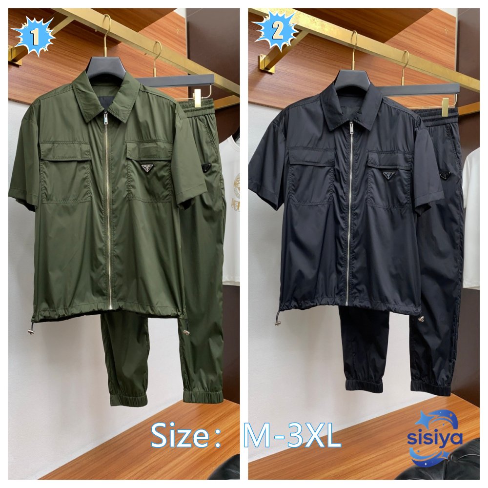 Prada New Short-Sleeved Jacket SetM6050401