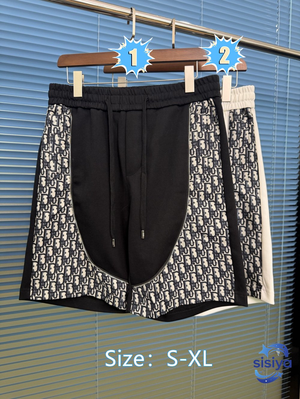 Dior~ Plaid Duplex Fabric Shorts M6060102