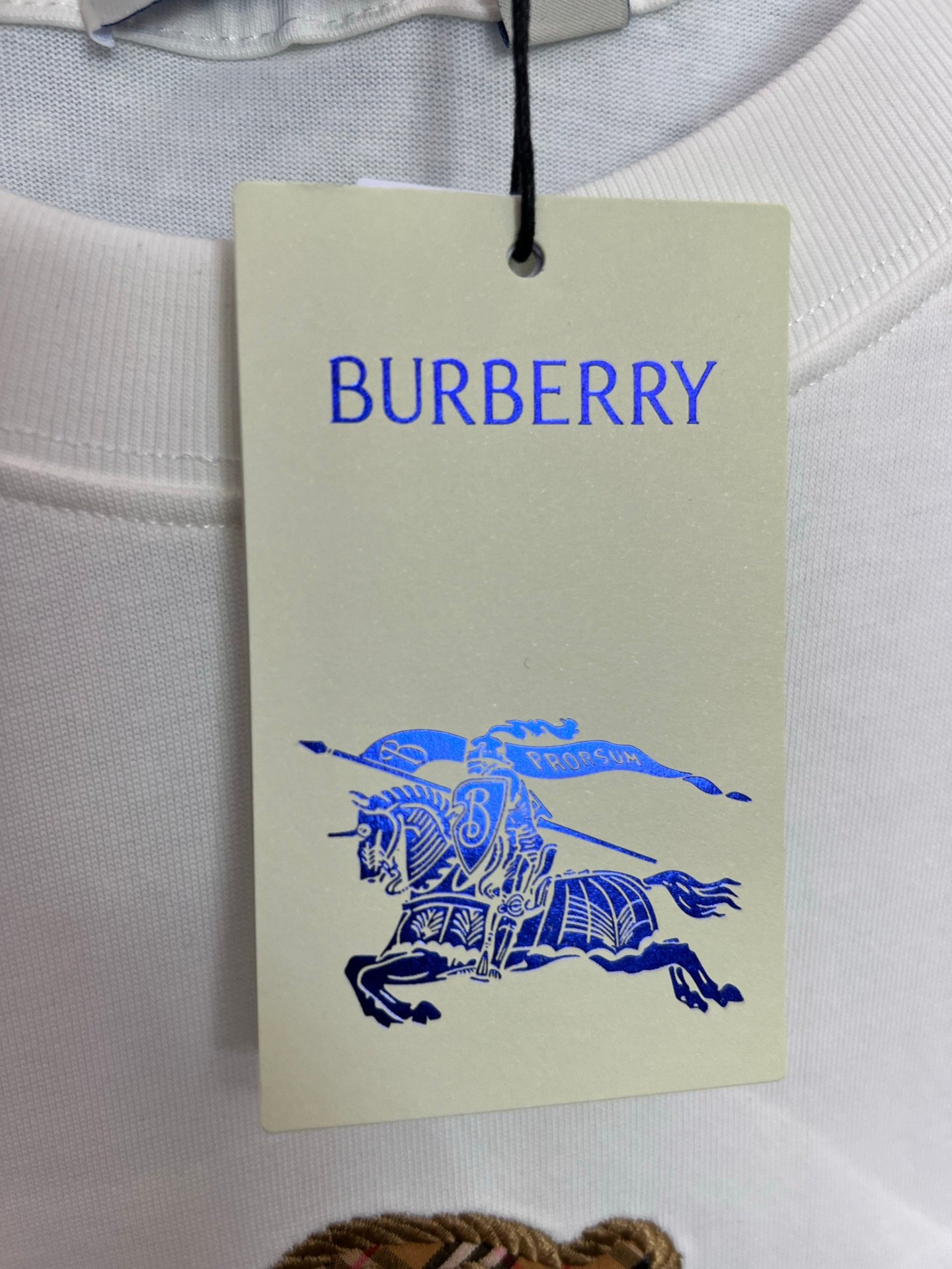 BUR~~ Logo Patch Embroidered T-shirt M6060104 - Image 7