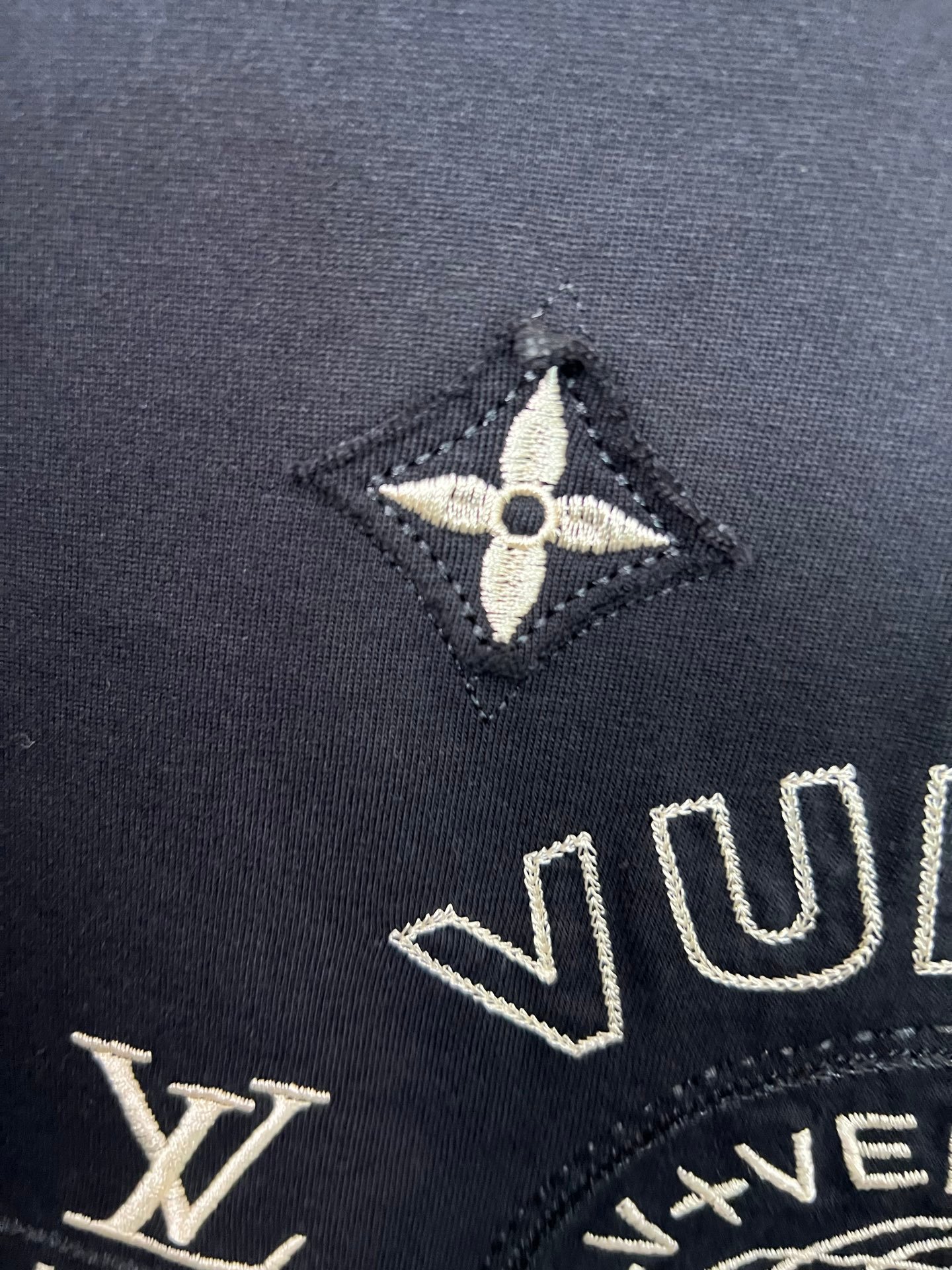 LV~ Patch embroidery style short sleeve shirt M6060105 - Image 10