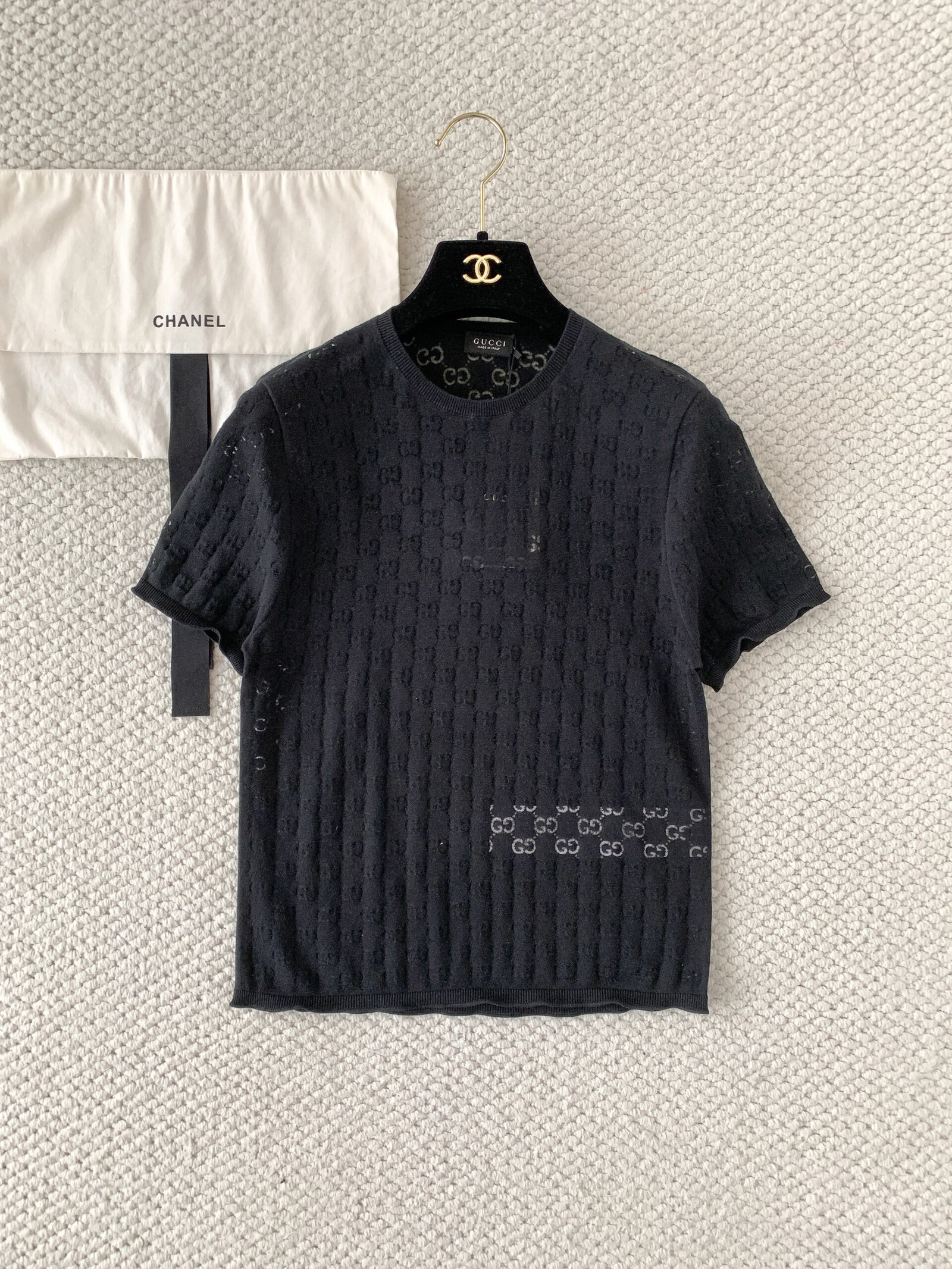 Gucci GG cotton devoré T-shirt W6060103 - Image 2