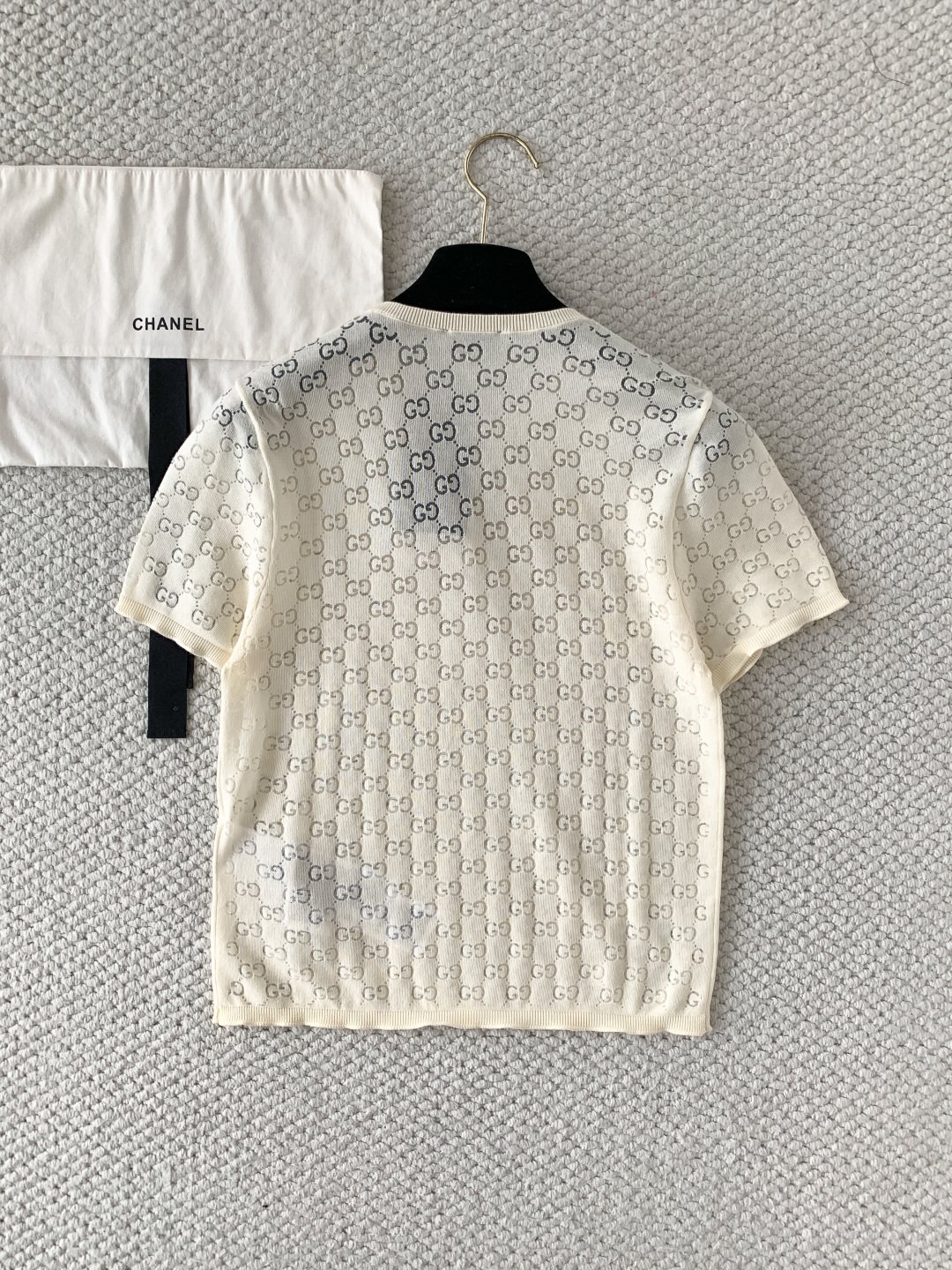 Gucci GG cotton devoré T-shirt W6060103 - Image 6