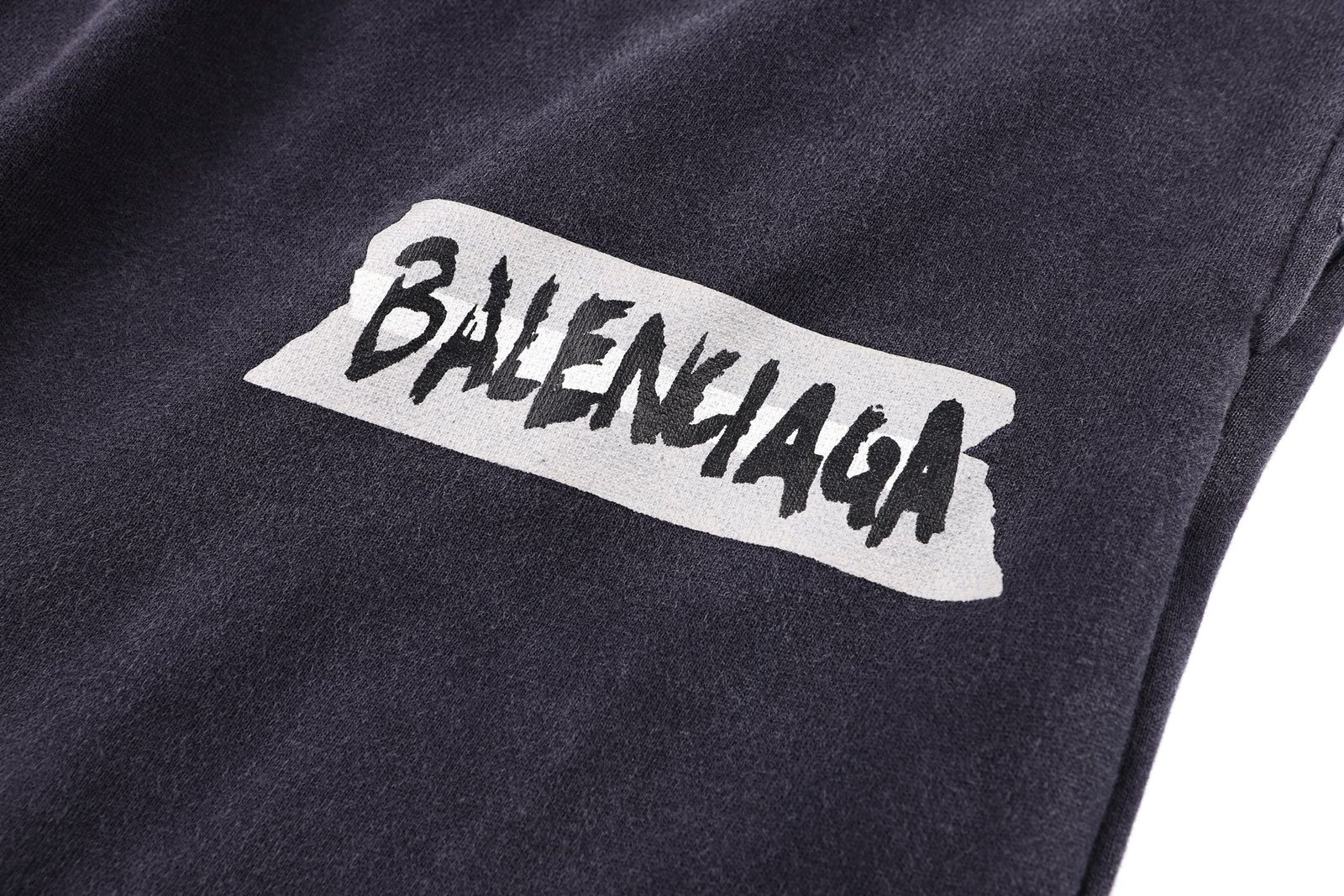 BALENCIAGA 2026 Spring/Summer Series Concealed Tape Letter Print Casual Pants M6060301 - Image 8