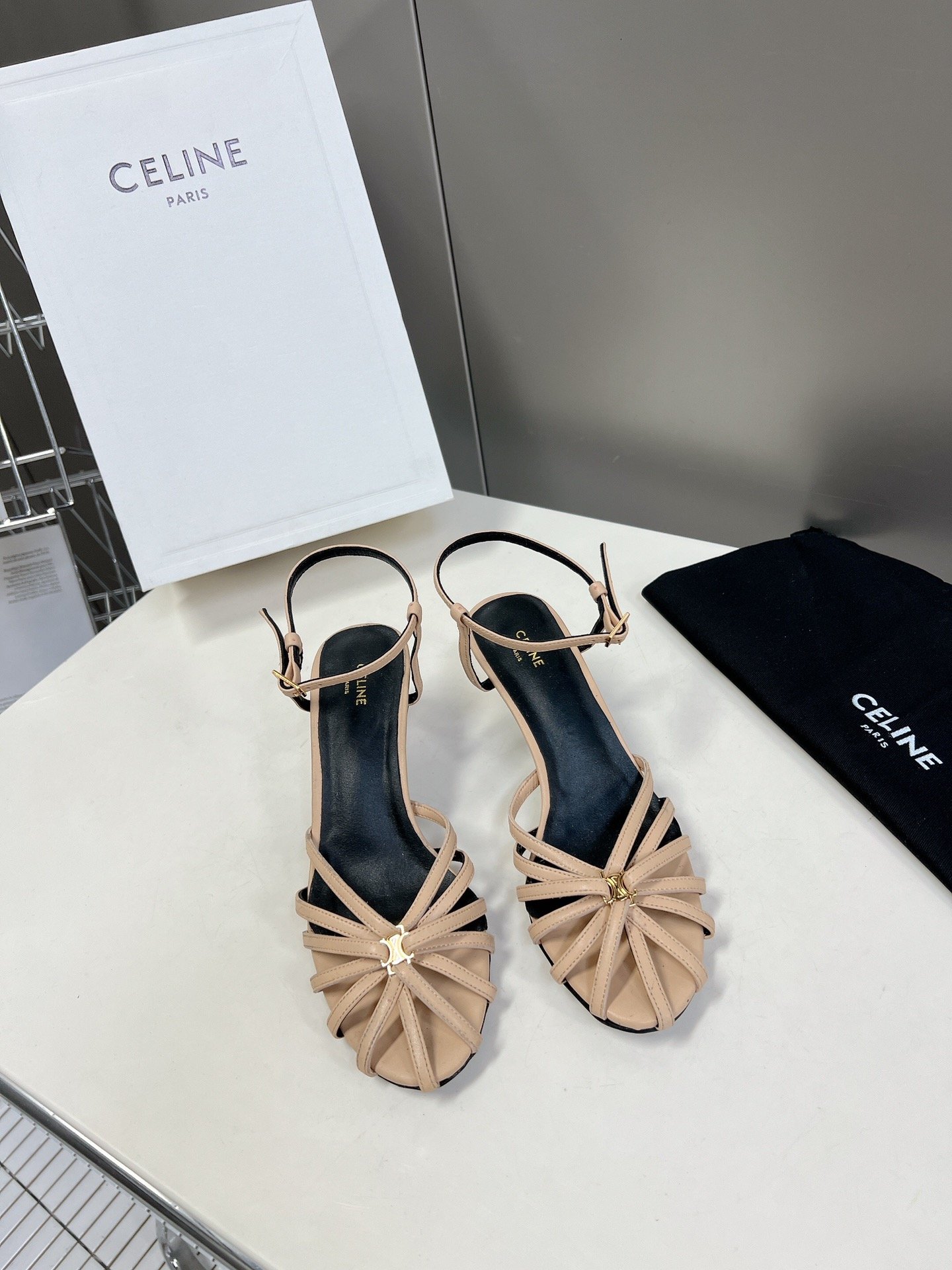 Celine Triomphe Sandals B6060303 - Image 2