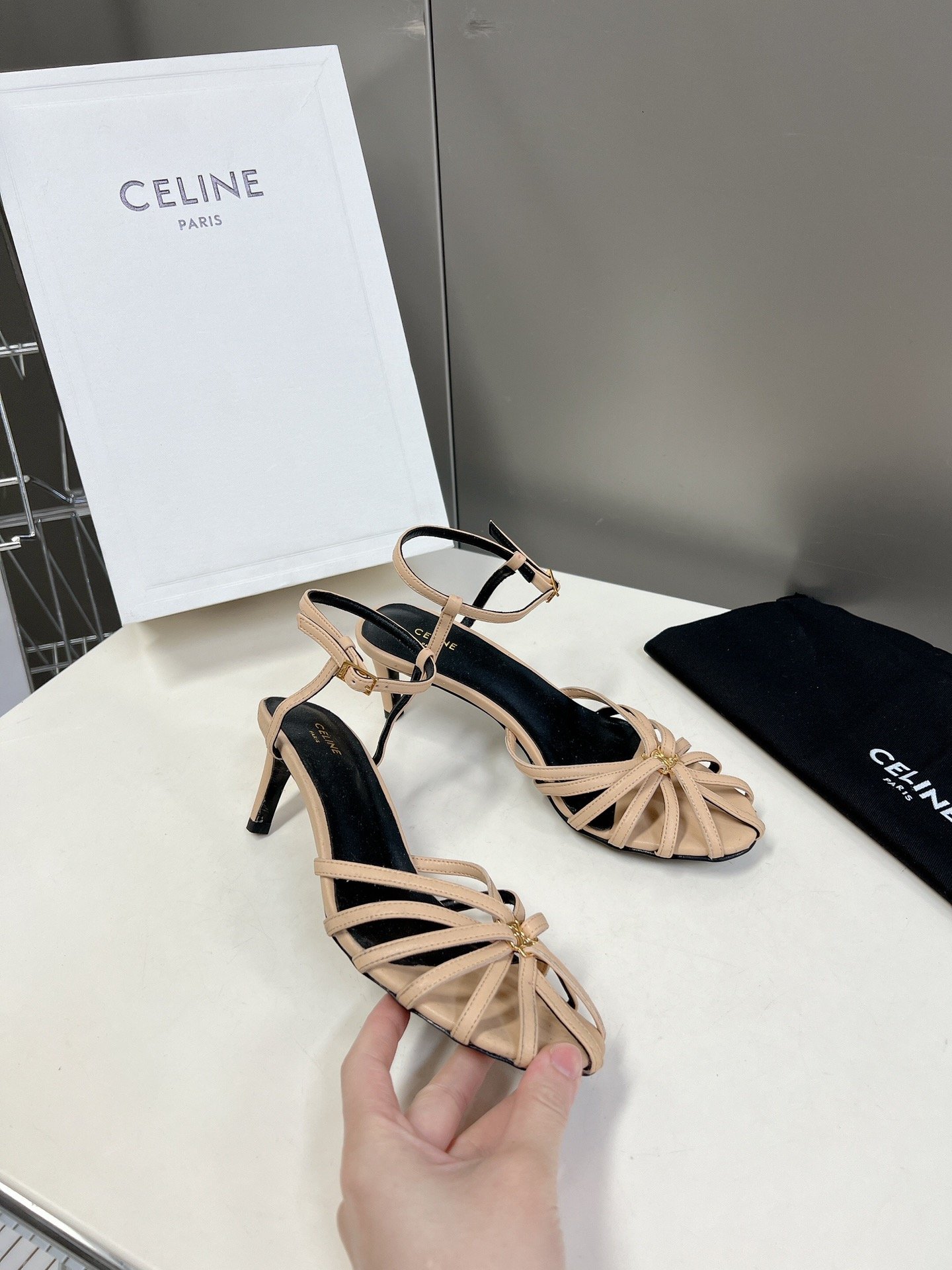 Celine Triomphe Sandals B6060303 - Image 3