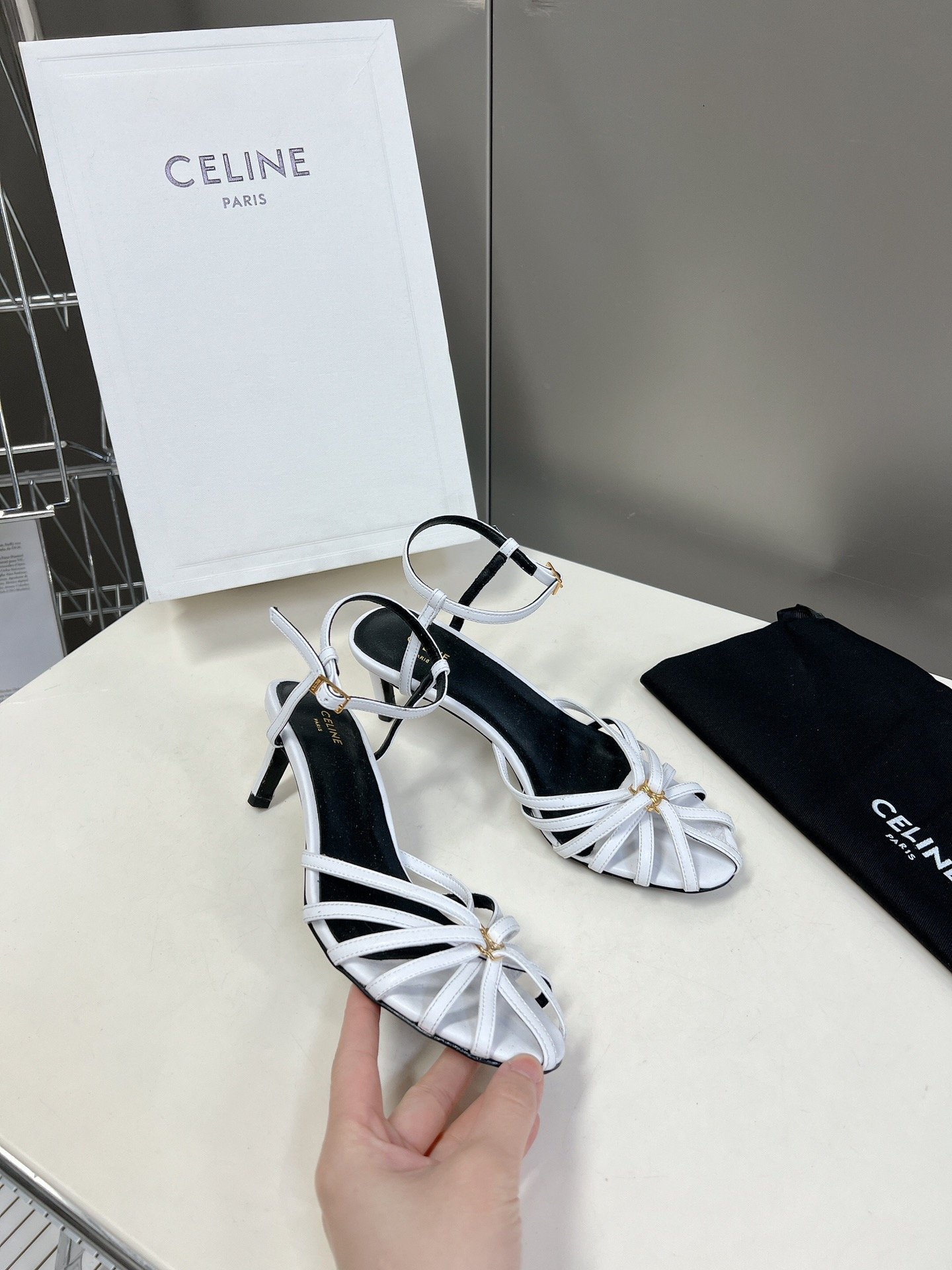 Celine Triomphe Sandals B6060303 - Image 6