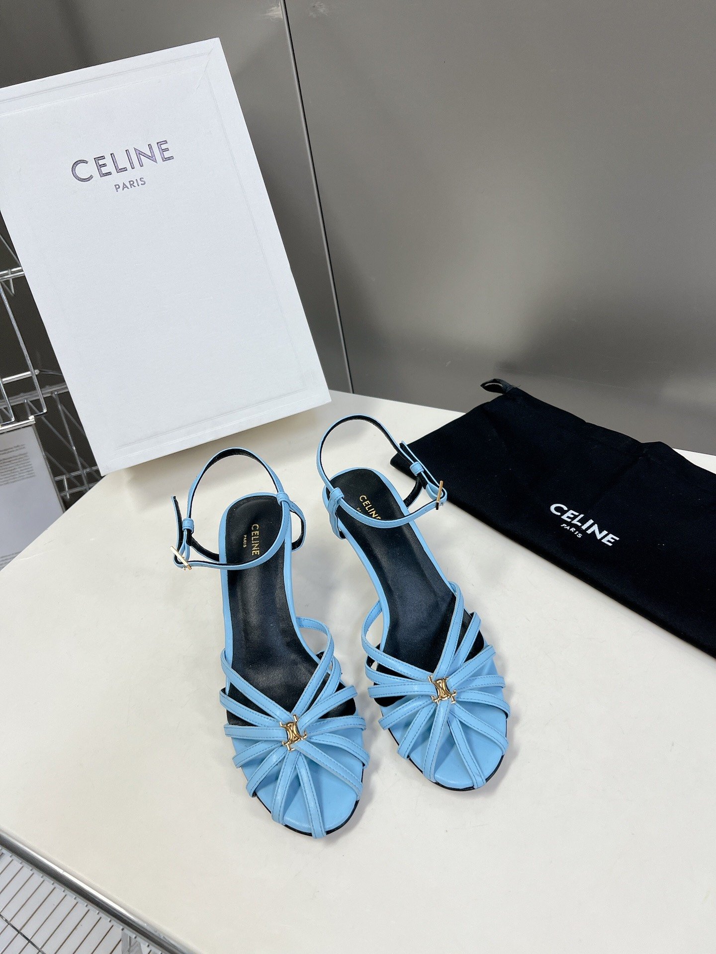 Celine Triomphe Sandals B6060303 - Image 8