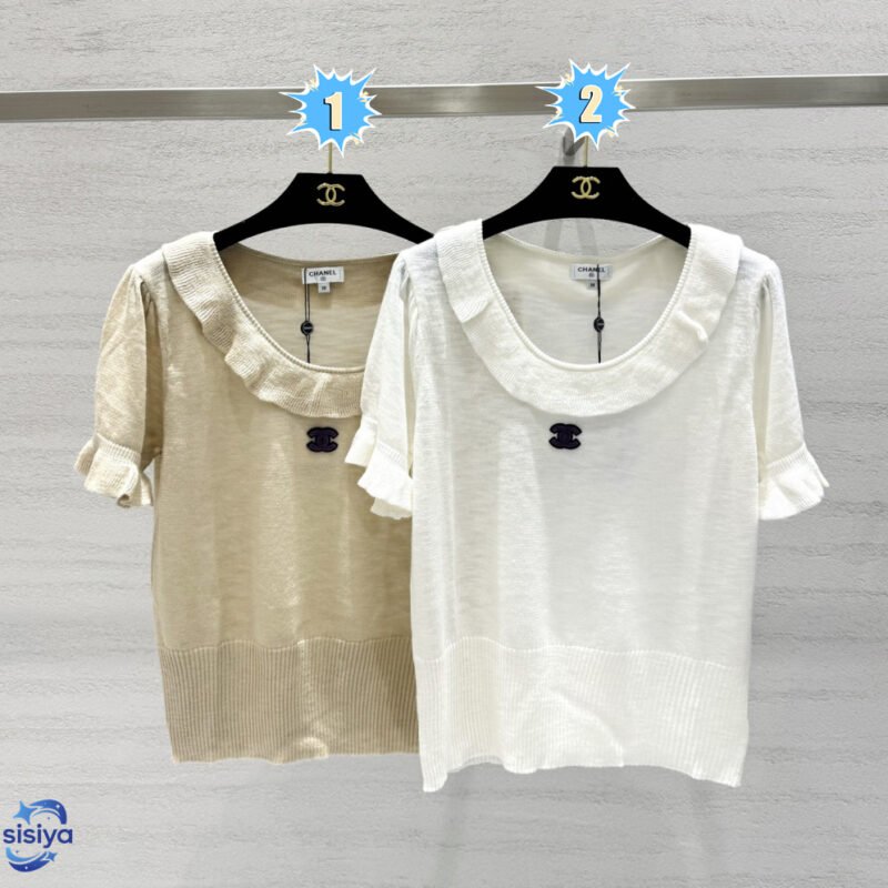 CHANEL Short-sleeved Knitted Top W6060302