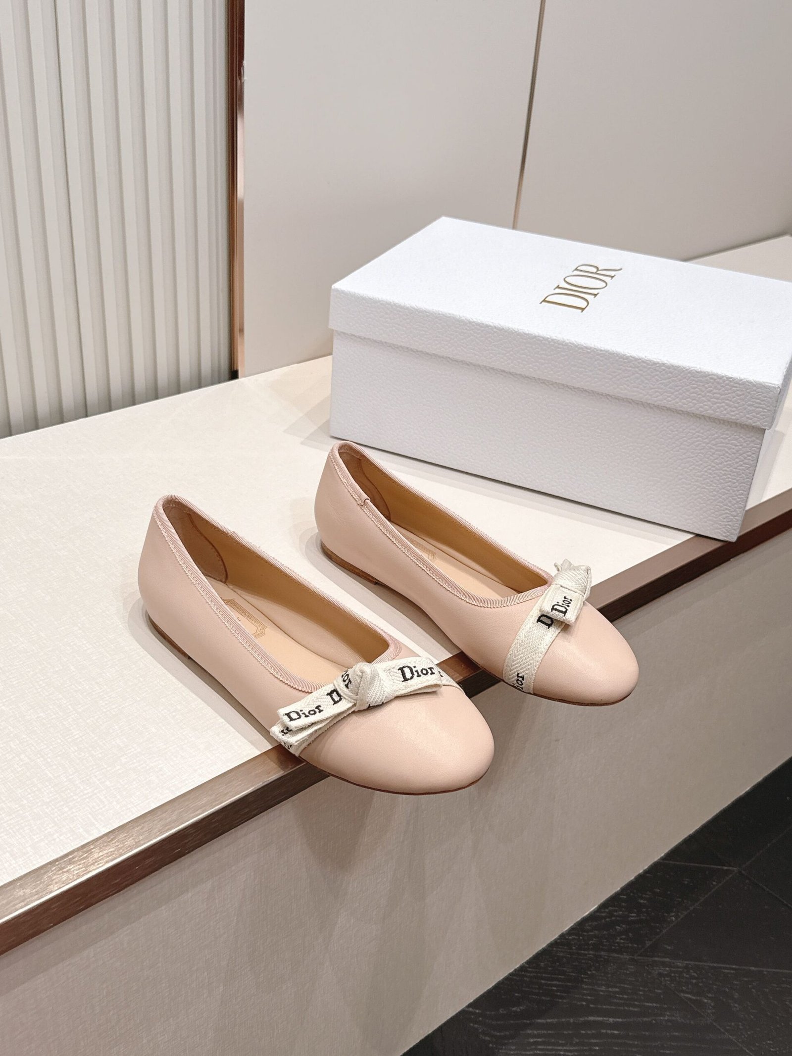 Dior sheepskin ballet flats J'Adior B6060402 - Image 2