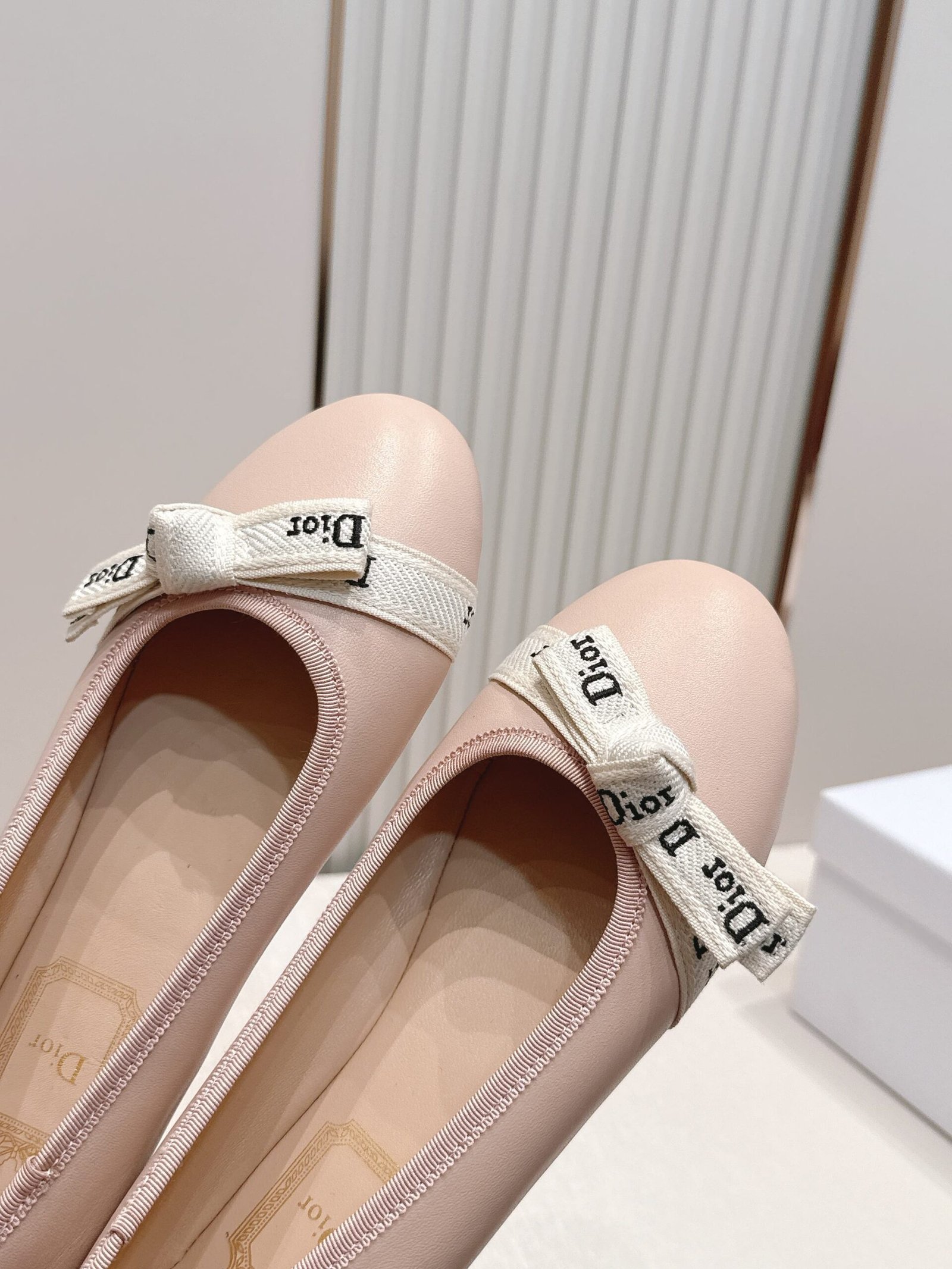 Dior sheepskin ballet flats J'Adior B6060402 - Image 3