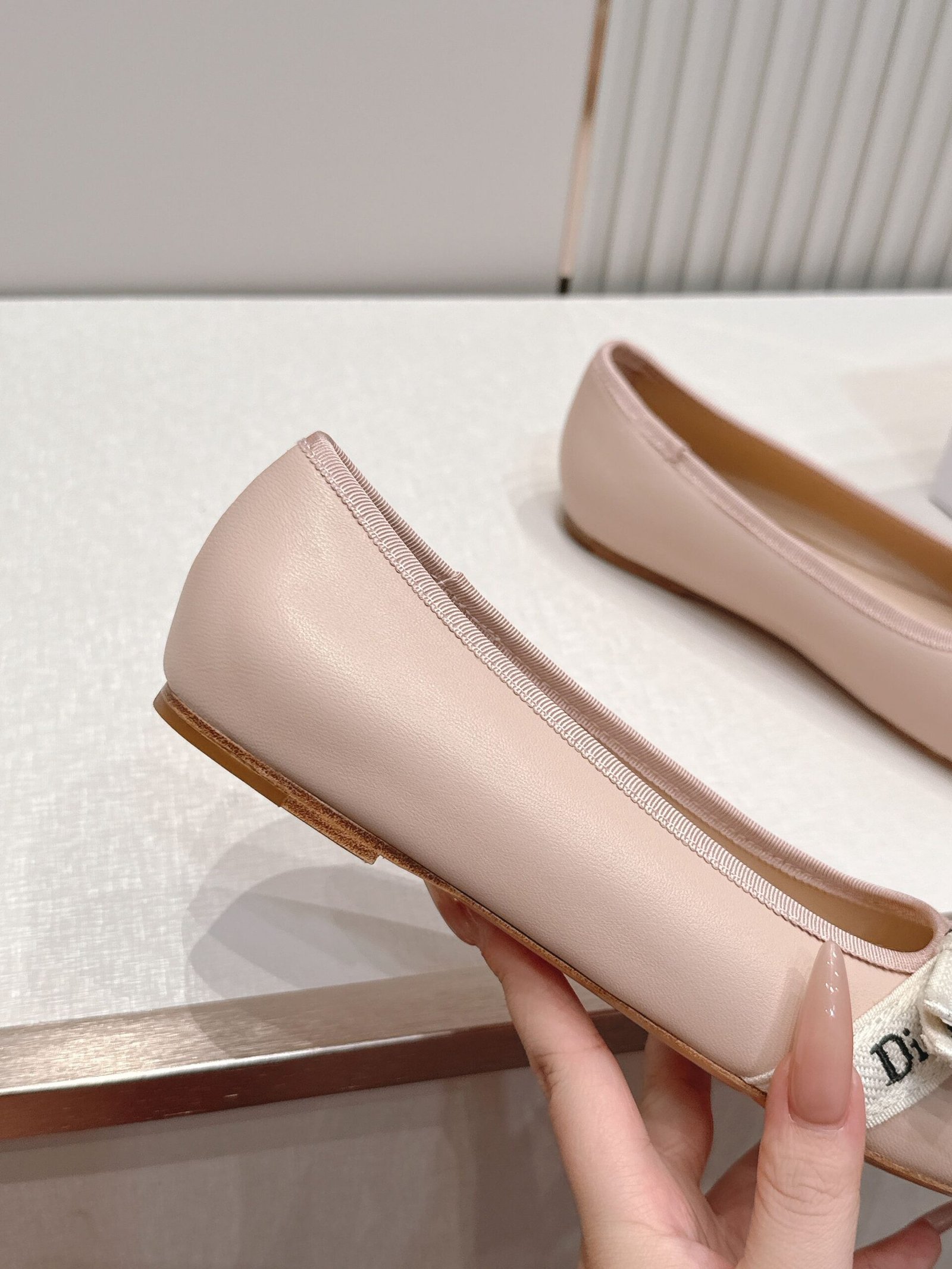 Dior sheepskin ballet flats J'Adior B6060402 - Image 4