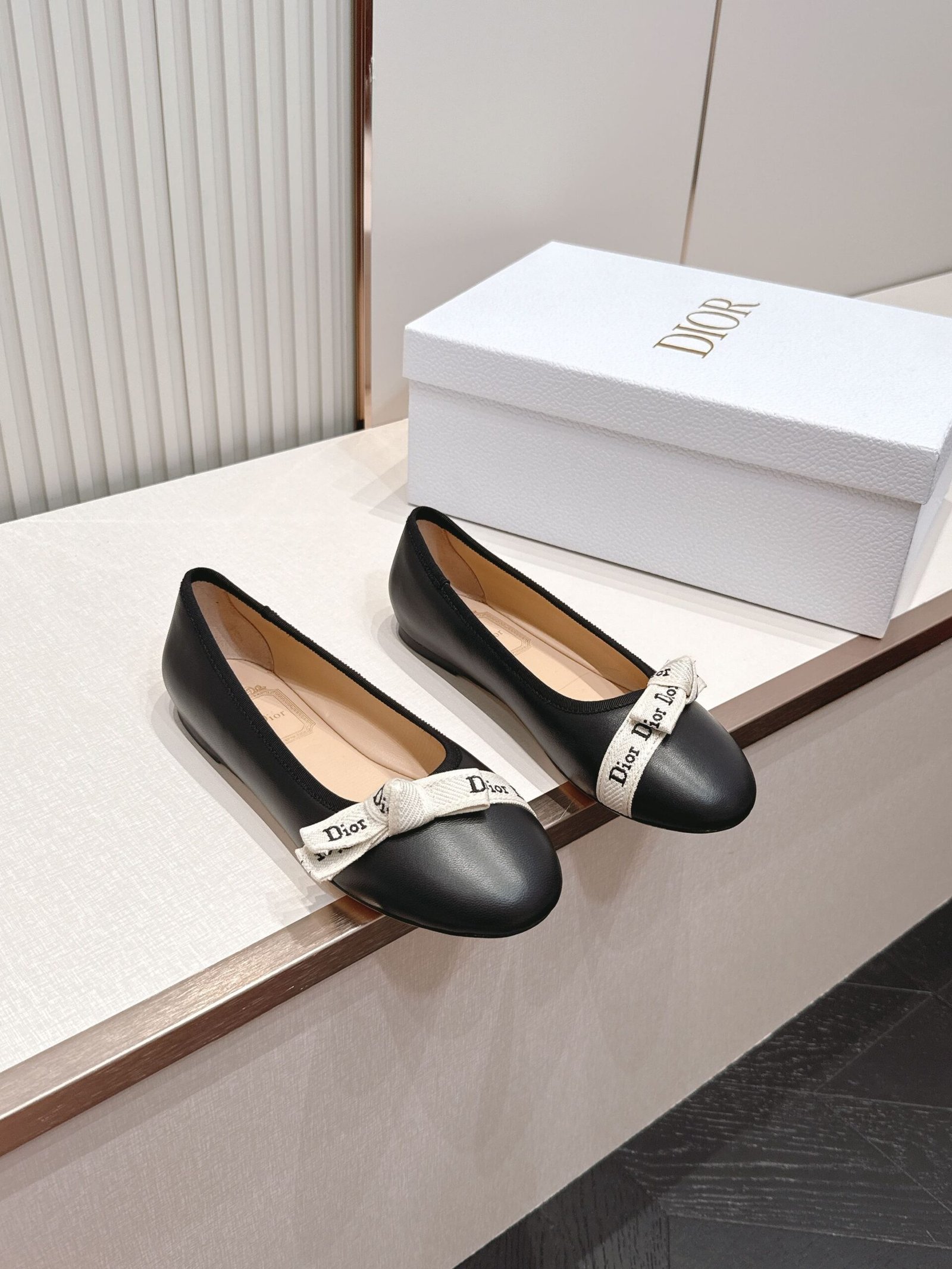 Dior sheepskin ballet flats J'Adior B6060402 - Image 5