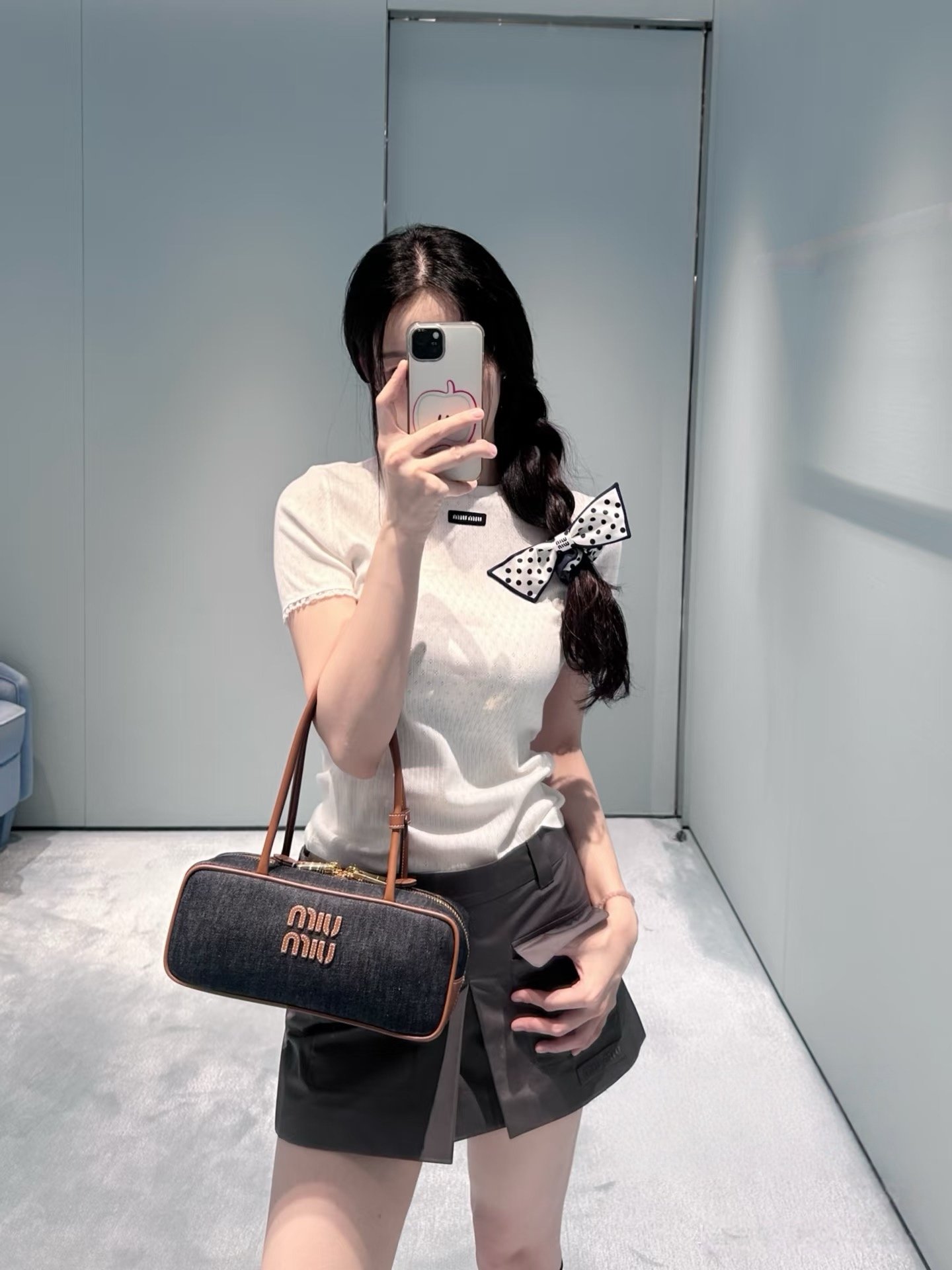 Miu Miu workwear-style mini skirt W6060804 - Image 7