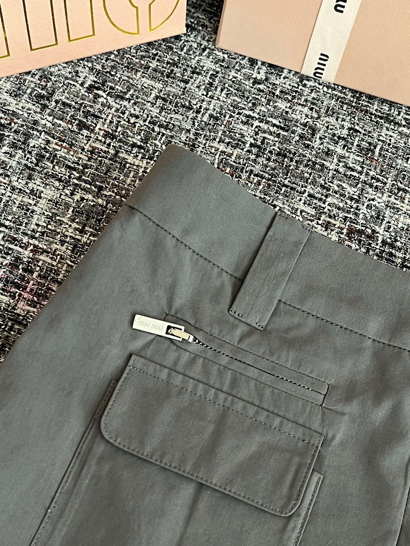 Miu Miu workwear-style mini skirt W6060804 - Image 4
