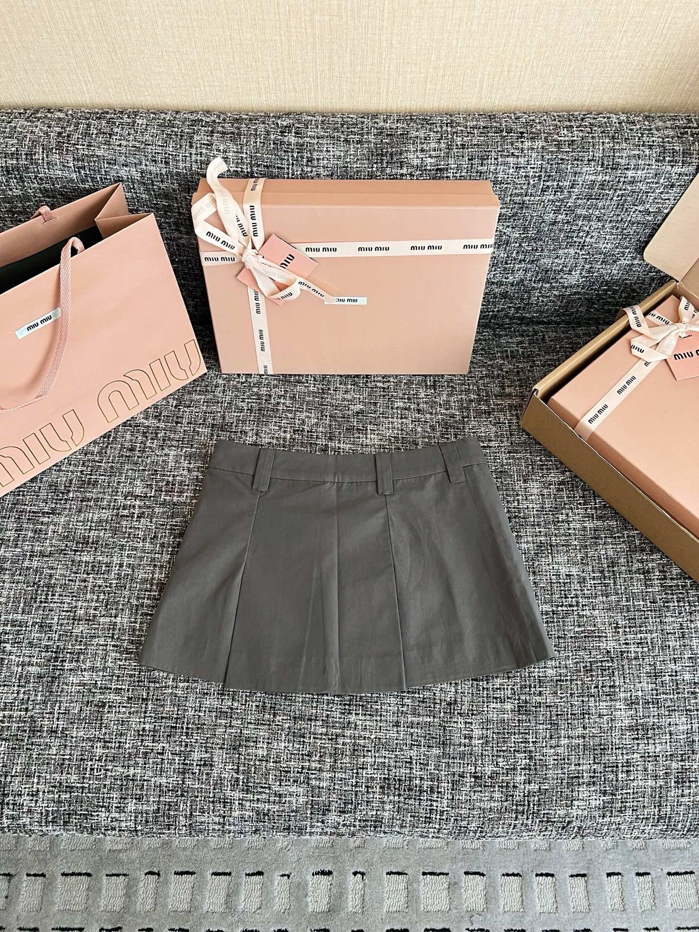 Miu Miu workwear-style mini skirt W6060804 - Image 6