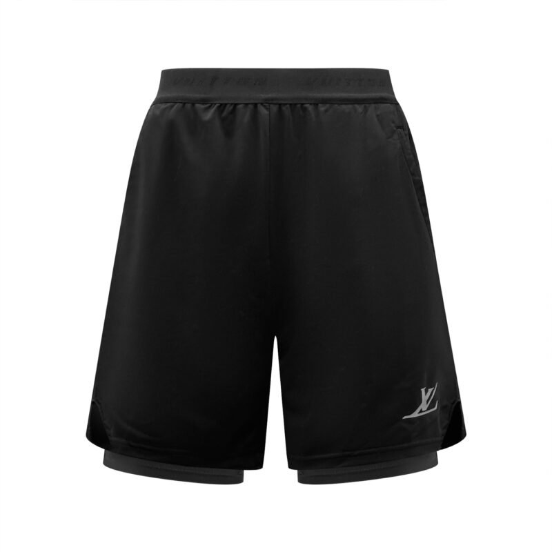 LOUIS VUITTON logo double-layer sports shorts M6060901