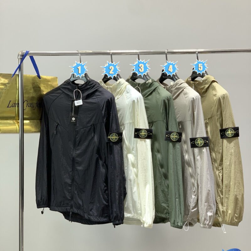 Stone Island's latest summer 2026 model - a sun protection clothing coat. M6060905