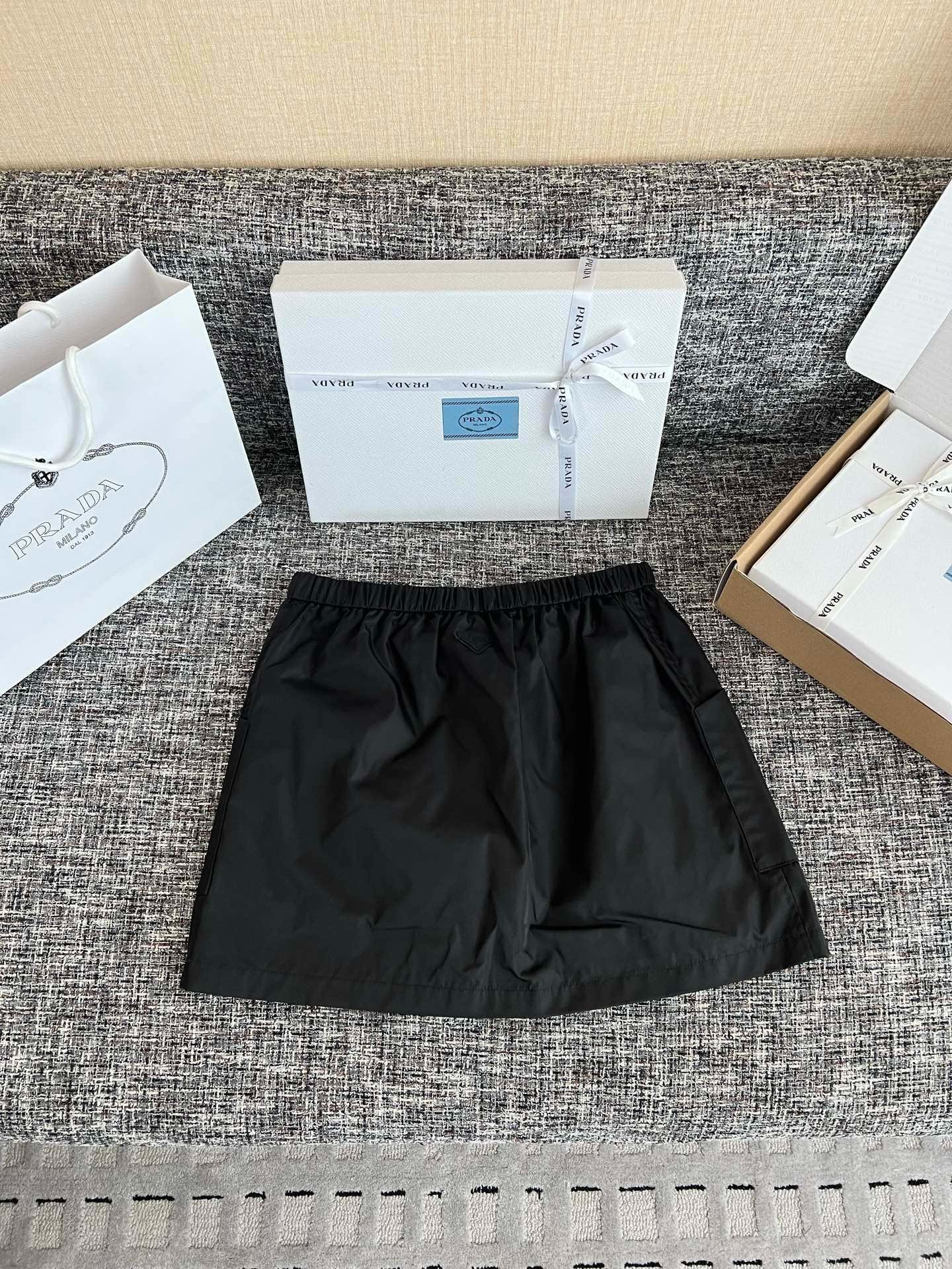 Prada Skirts in Black W6060904 - Image 6