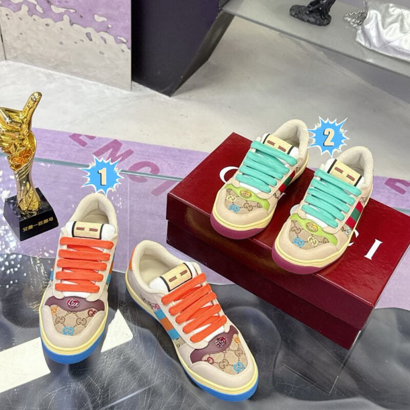 Gucci Screener GG Embroidery Sneakers B6060904