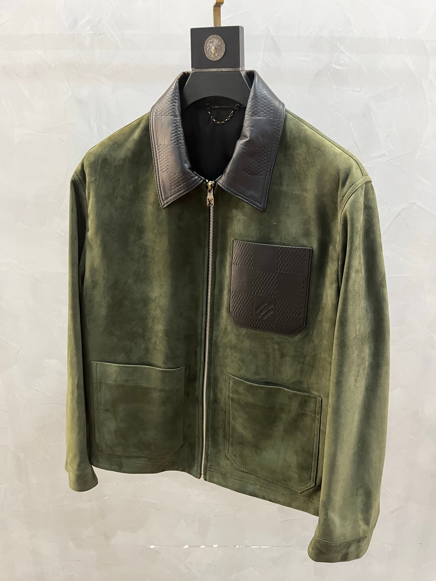 LV 26Autumn/Winter New Style Leather Jacket Coat M6061201 - Image 4
