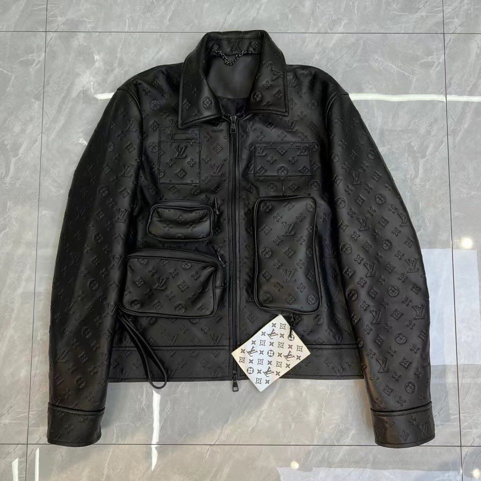 Louis Vuitton Autumn-Winter Limited Edition Sheepskin Leather Jacket Coat M6061202 - Image 4