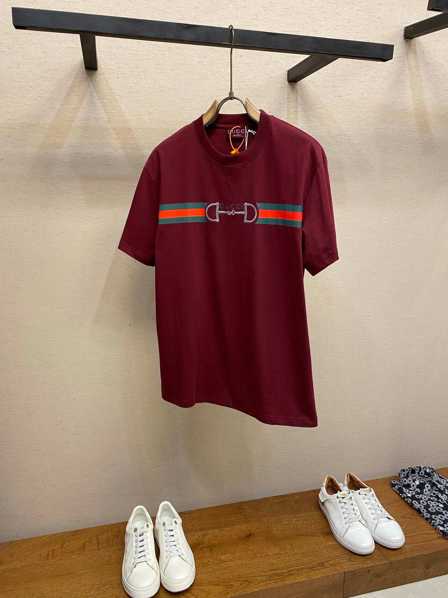 Gucci, horsebit fastening woven short-sleeved shirt M6061205 - Image 5