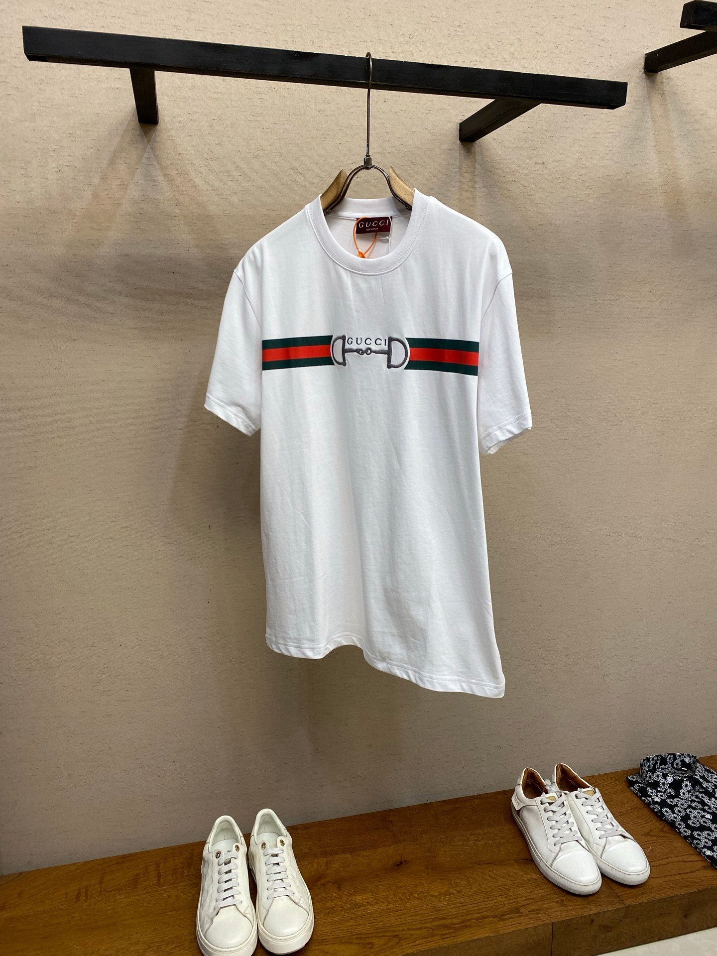 Gucci, horsebit fastening woven short-sleeved shirt M6061205 - Image 13