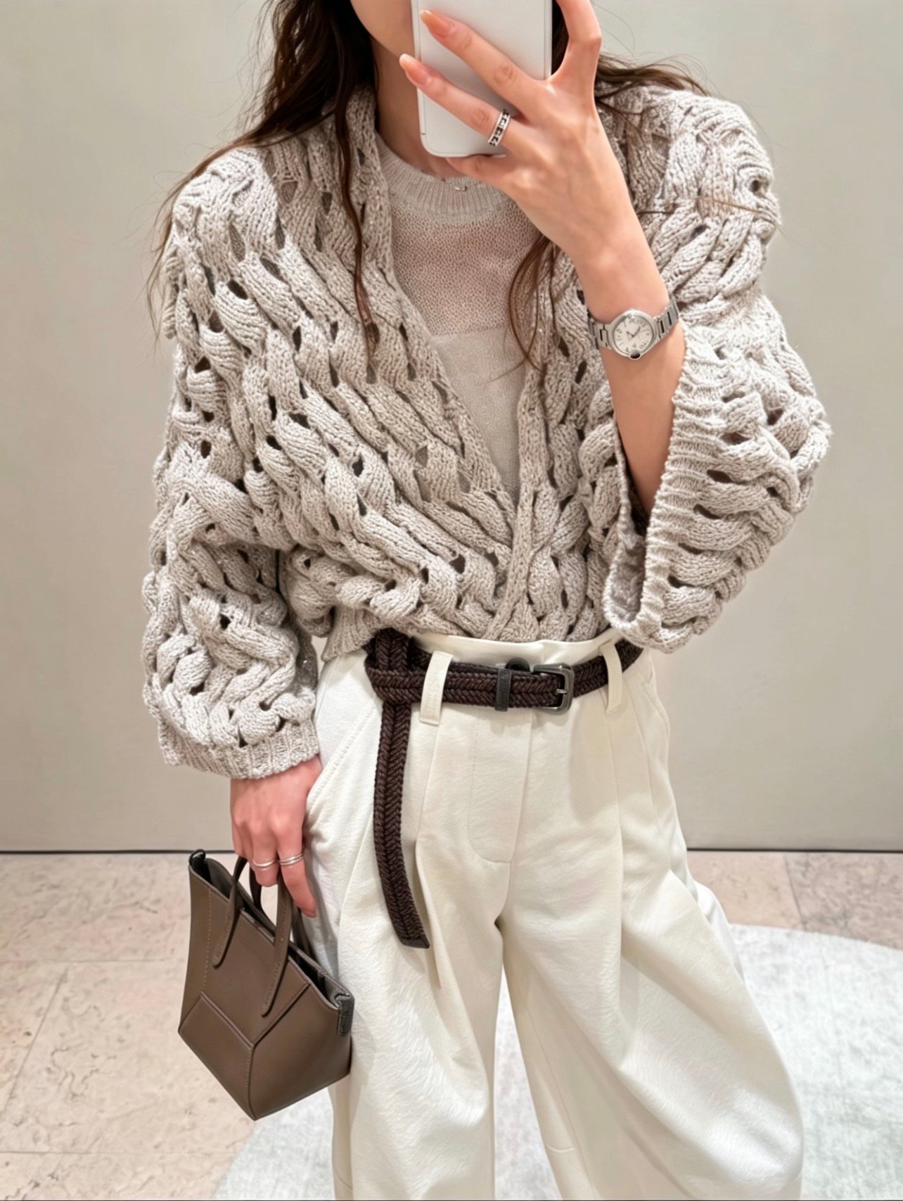 Brunello Cucinelli Dazzling waves cardigan W6061202 - Image 7
