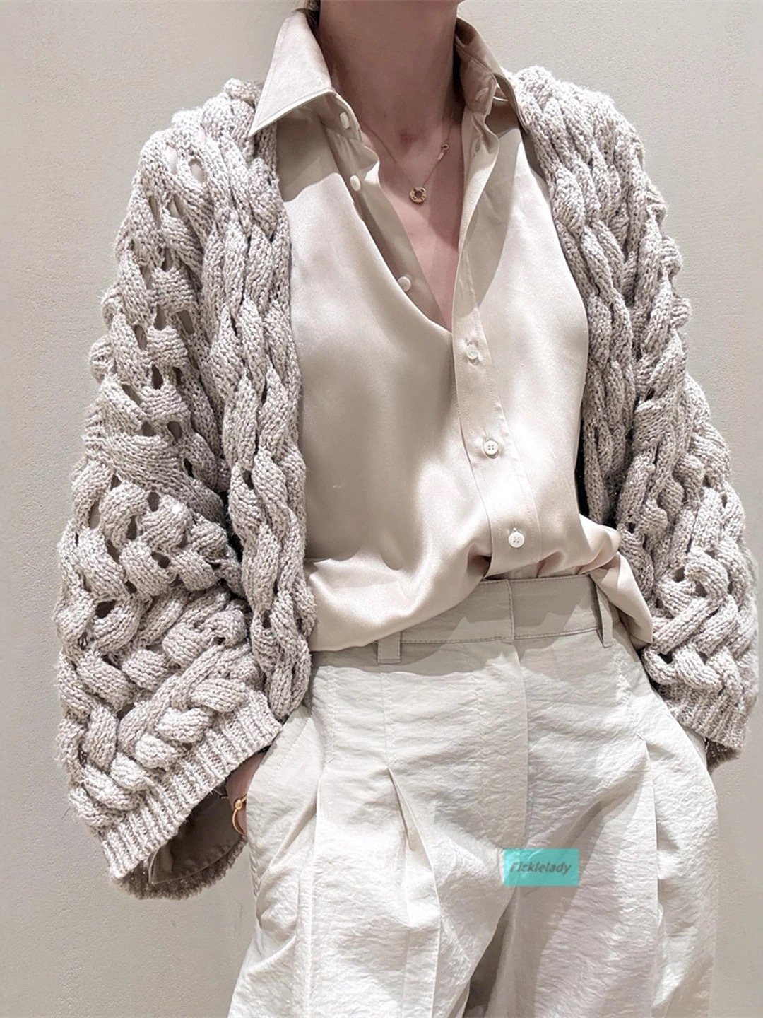 Brunello Cucinelli Dazzling waves cardigan W6061202 - Image 6