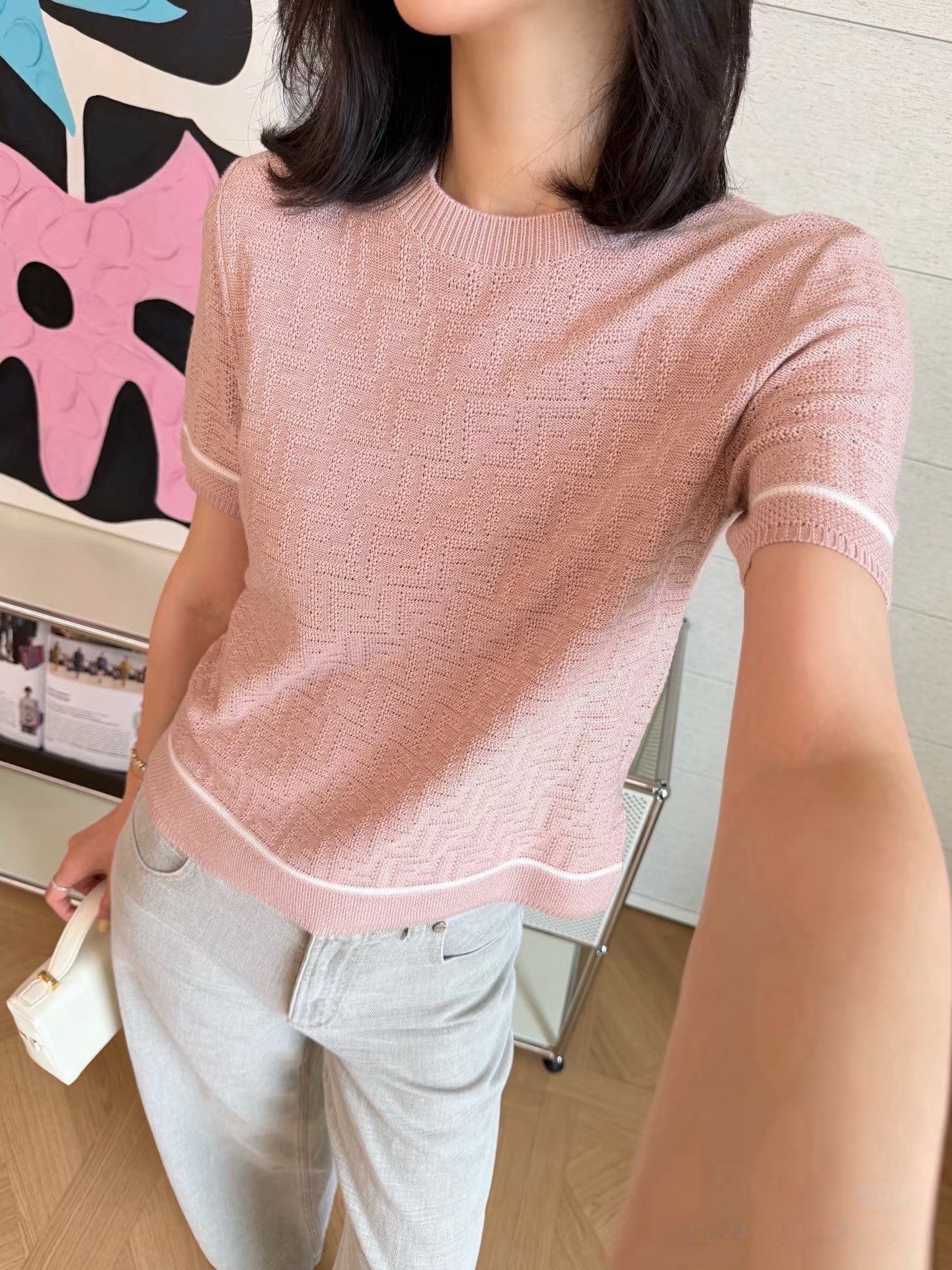 Fendi short-sleeved knit sweater W6061203 - Image 7