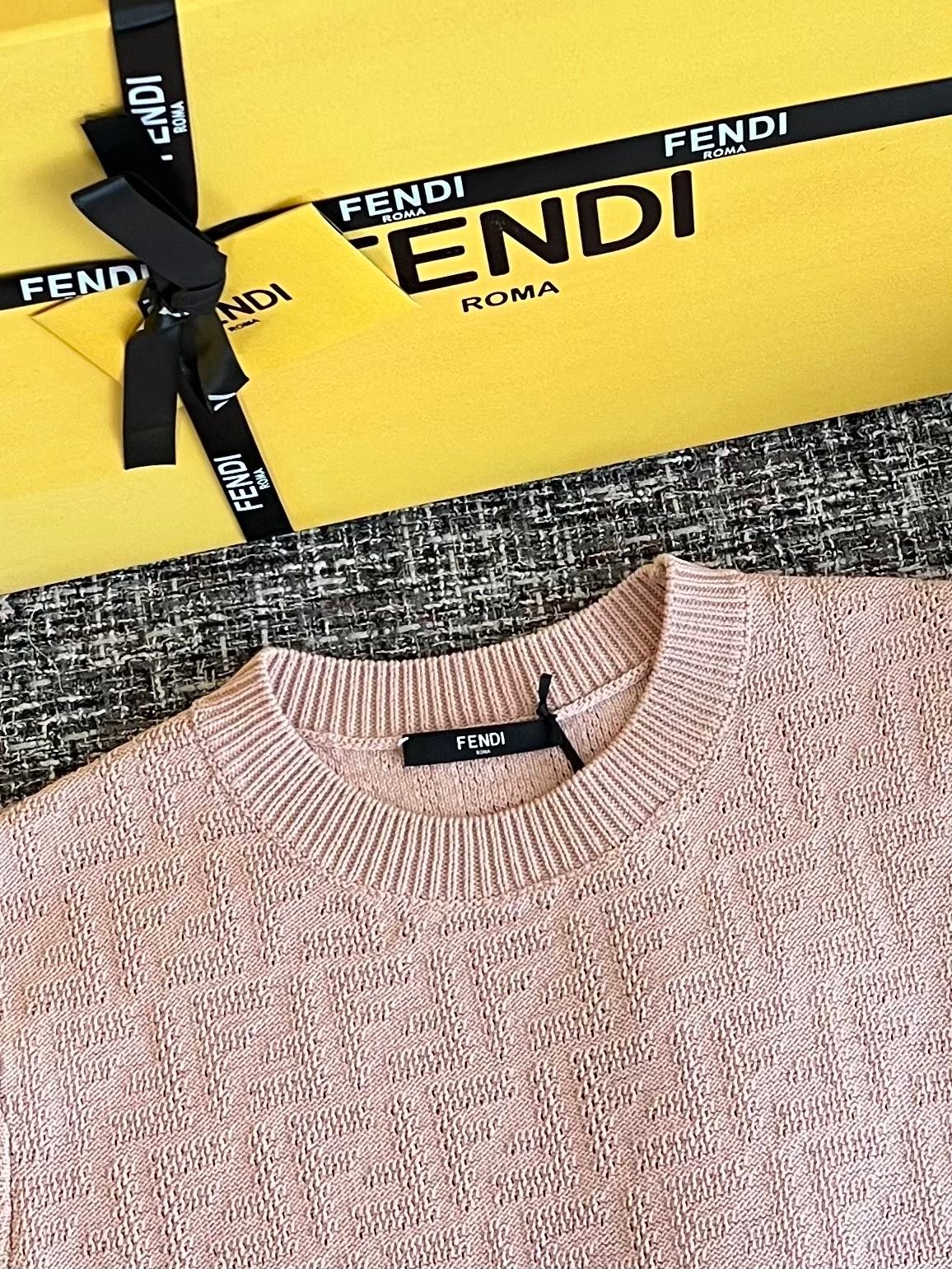 Fendi short-sleeved knit sweater W6061203 - Image 3