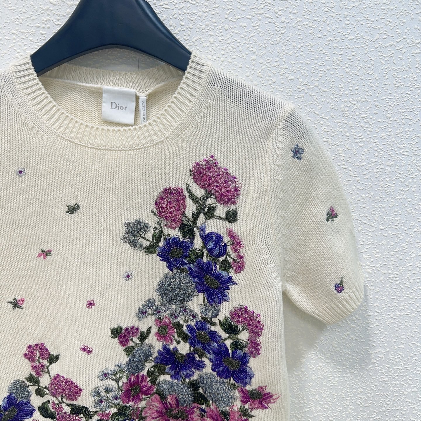 Dior Short-Sleeved Embroidered Sweater W6061301 - Image 5