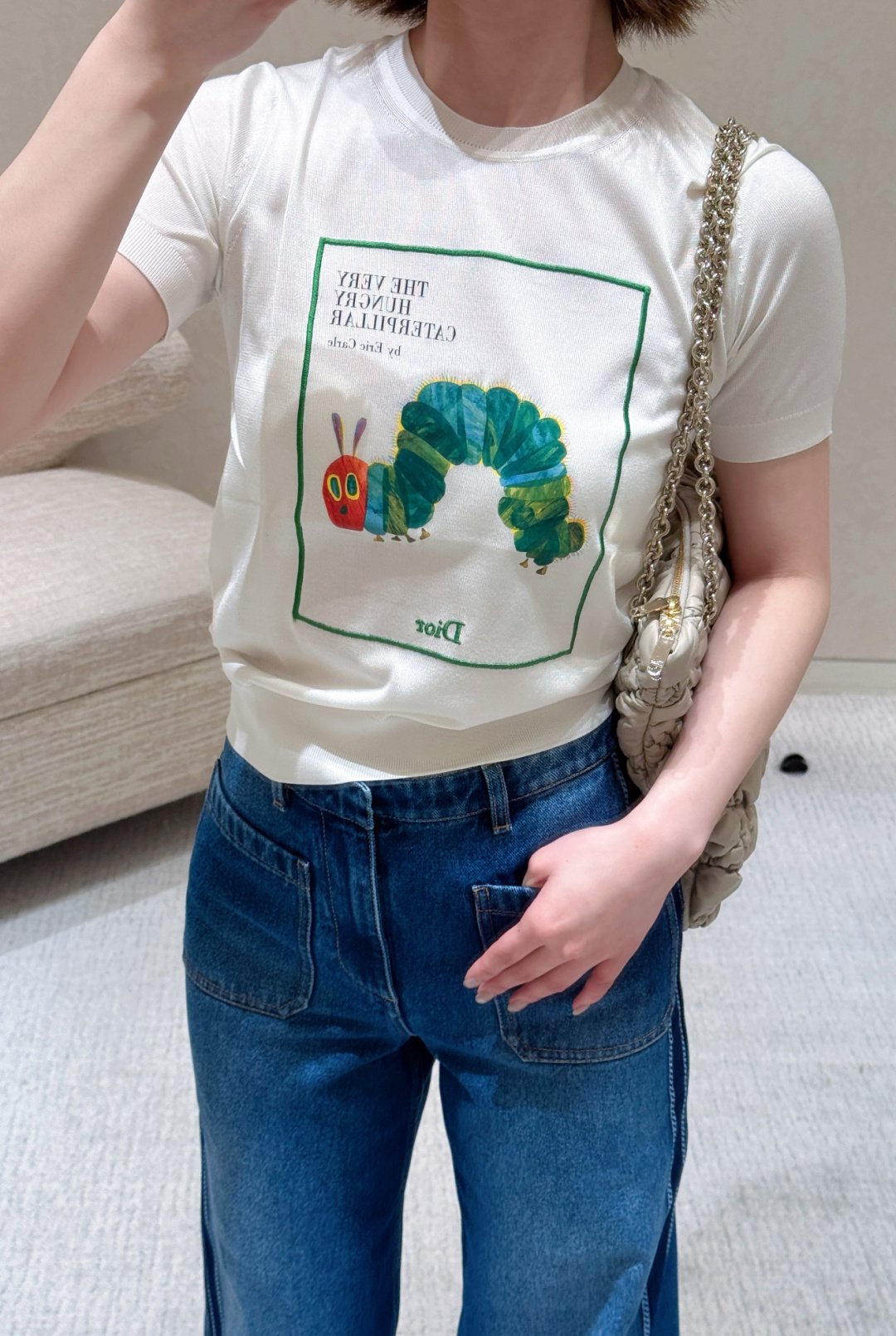 Dior T-Shirt with Book Cover Embroidery W6061302