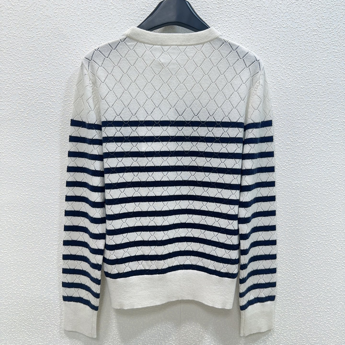 Dior Marinière Sweater Ecru W6061304 - Image 3