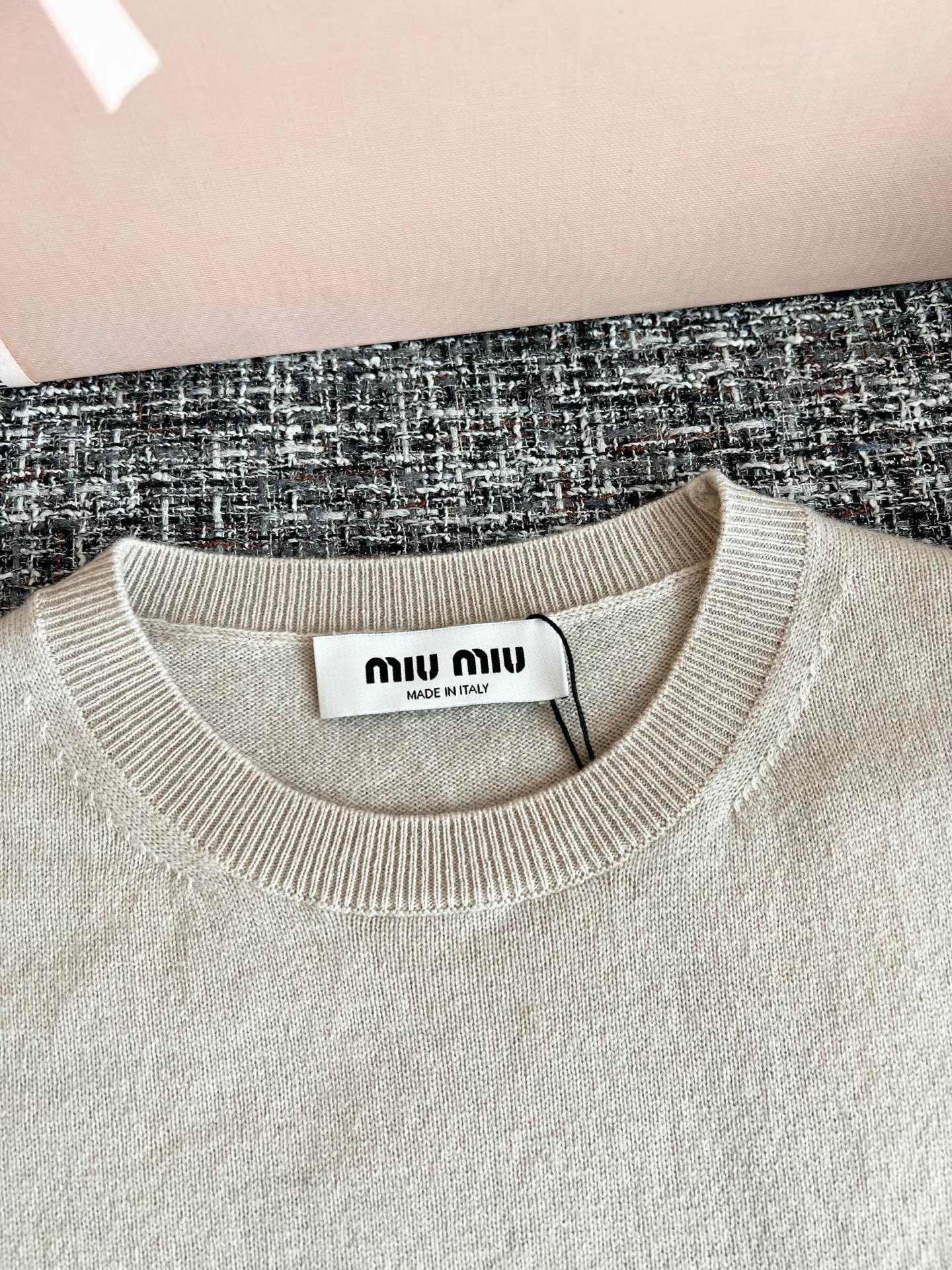 Miu Miu Cashmere And Lace Jersey W6061502 - Image 3