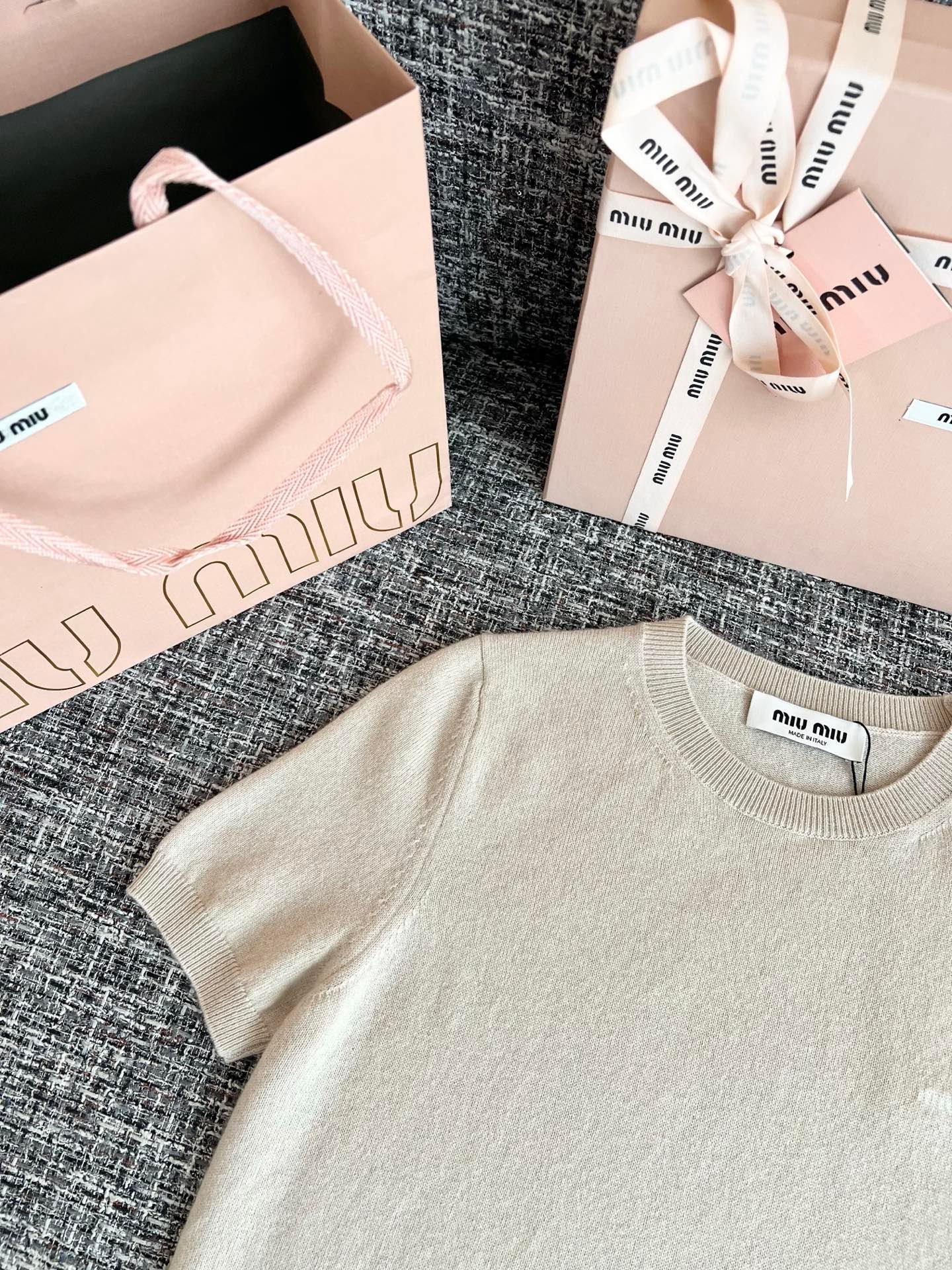 Miu Miu Cashmere And Lace Jersey W6061502 - Image 4