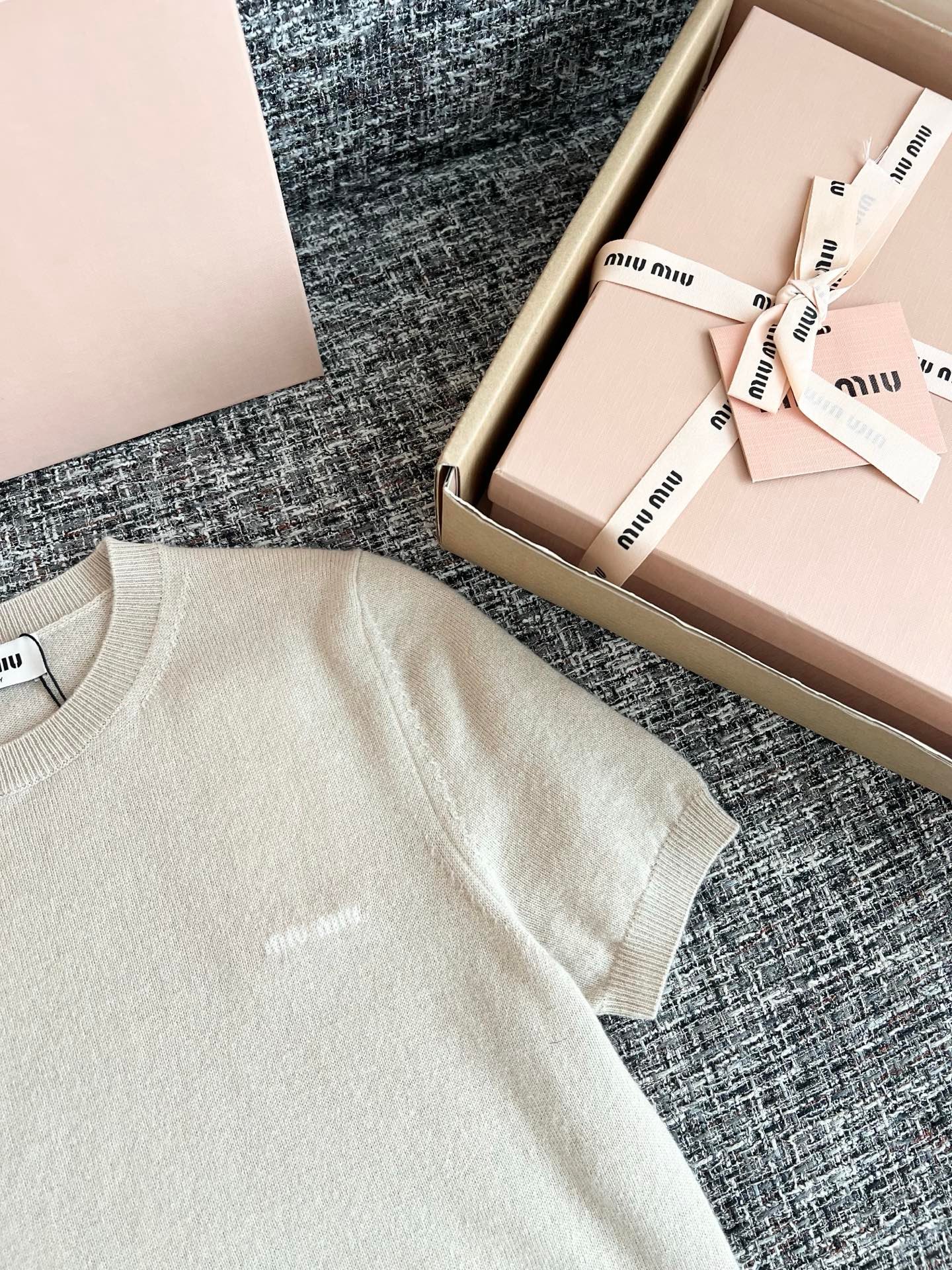 Miu Miu Cashmere And Lace Jersey W6061502 - Image 5