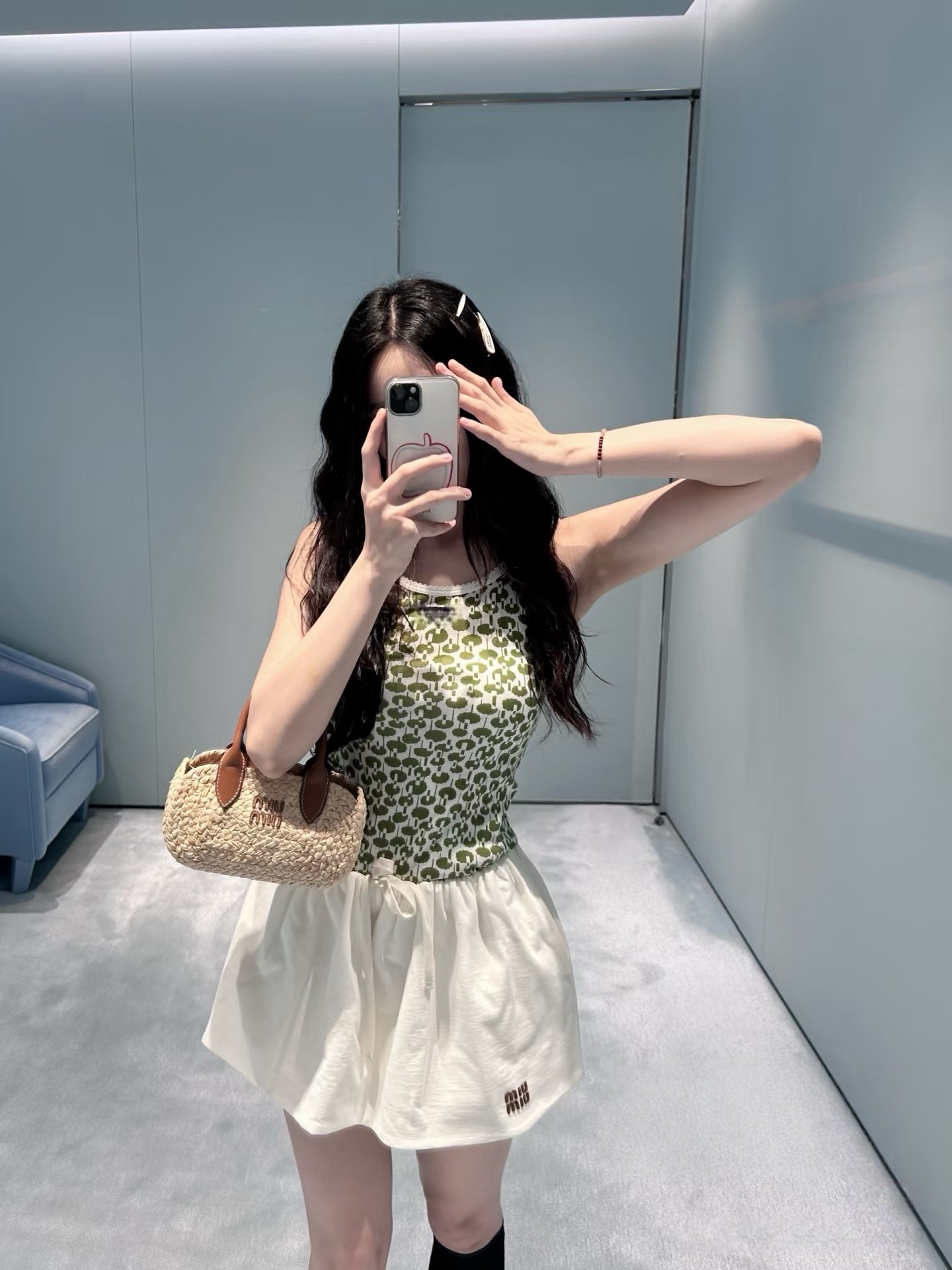 Miu Miu Cotton Tank Top W6061504 - Image 8