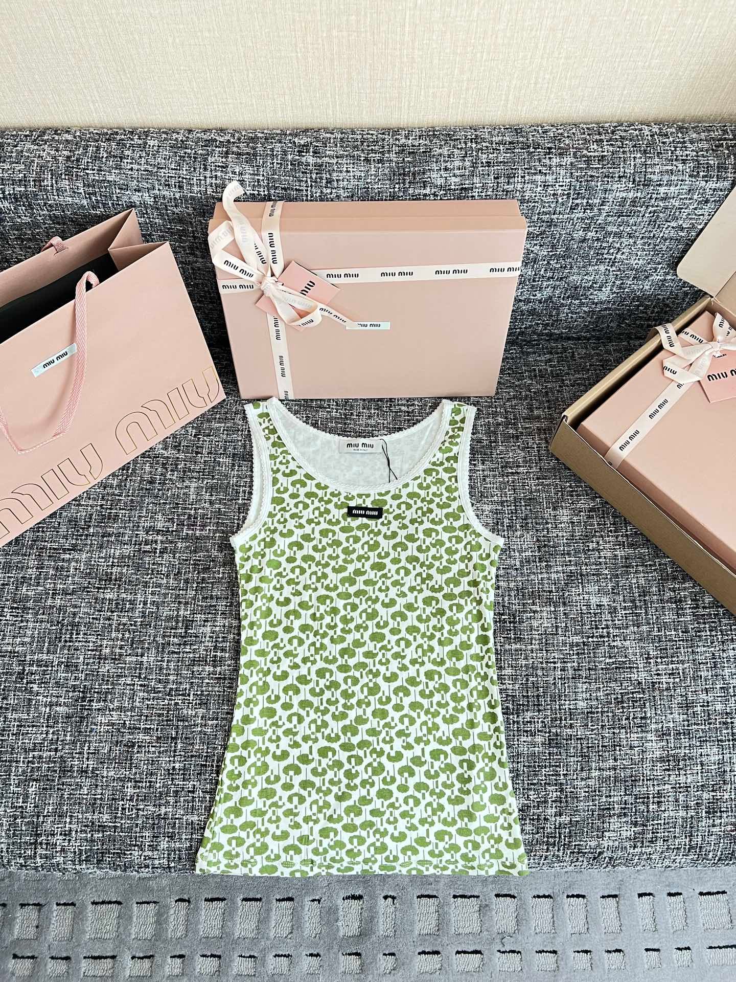 Miu Miu Cotton Tank Top W6061504
