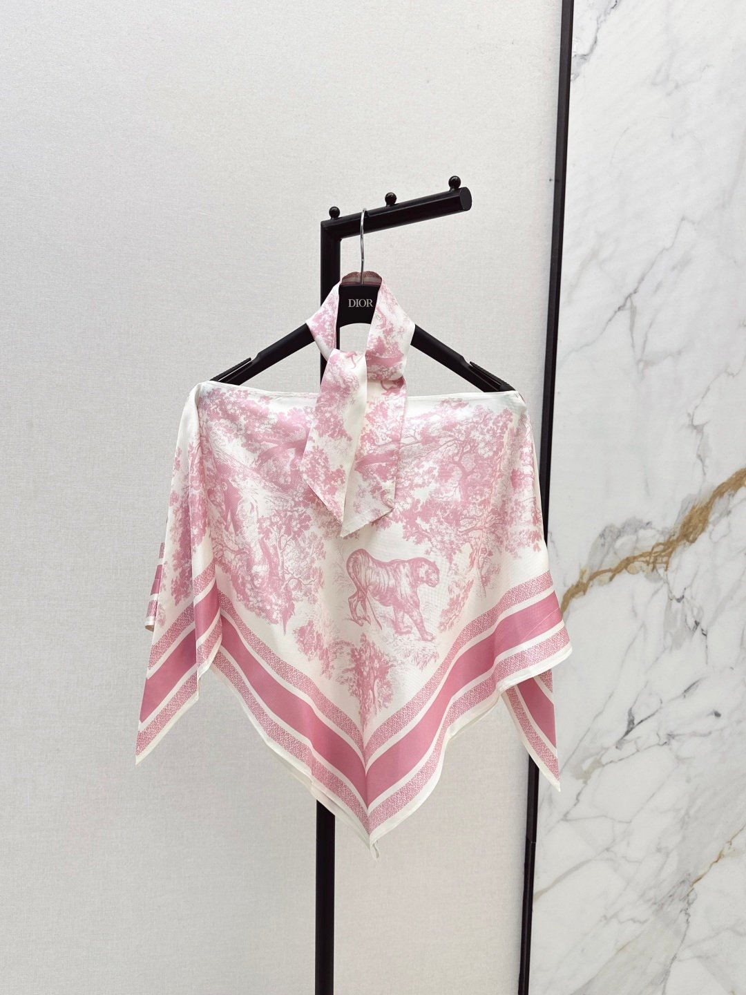 Dior Toile de Jouy Sauvage Silk Top W6061601 - Image 6