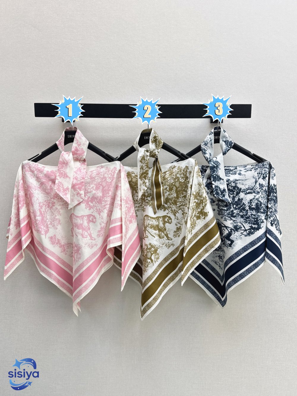 Dior Toile de Jouy Sauvage Silk Top W6061601