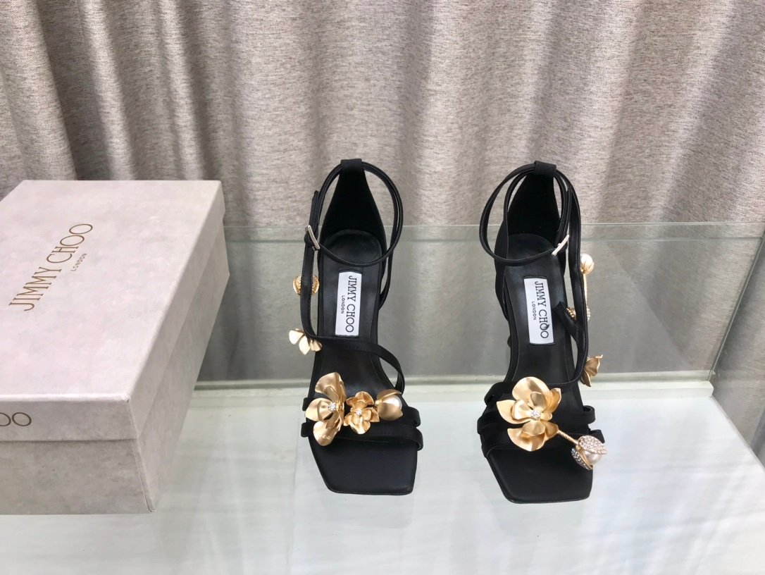 Jimmy Choo Zea Heeled Sandals 95 B6061501 - Image 4