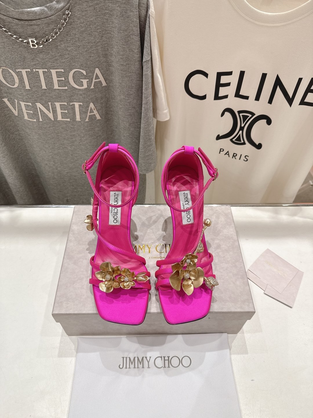 Jimmy Choo Zea Heeled Sandals 95 B6061501 - Image 5