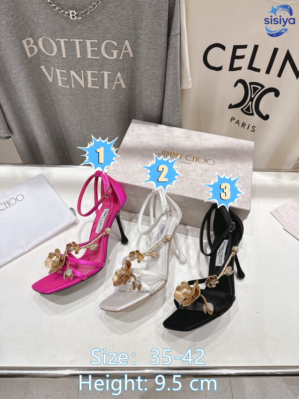 Jimmy Choo Zea Heeled Sandals 95 B6061501