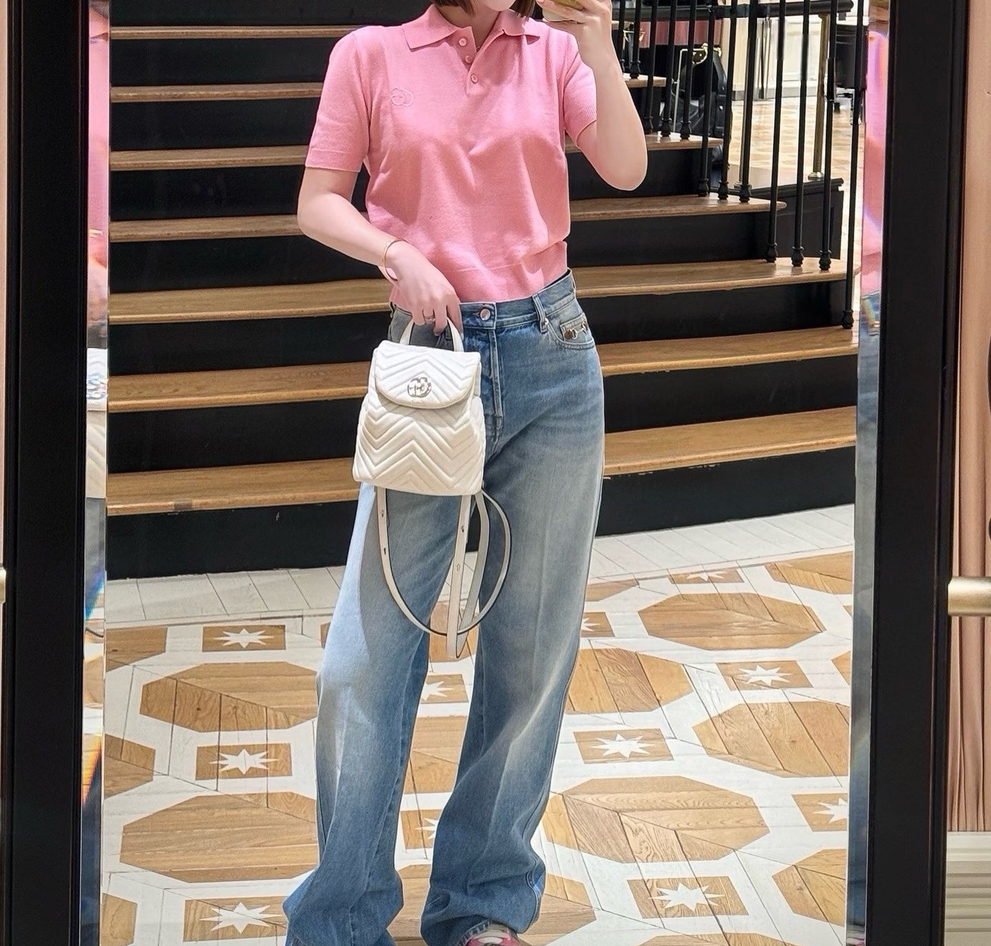 Gucci Double G Wool Polo Shirt W6061603 - Image 6