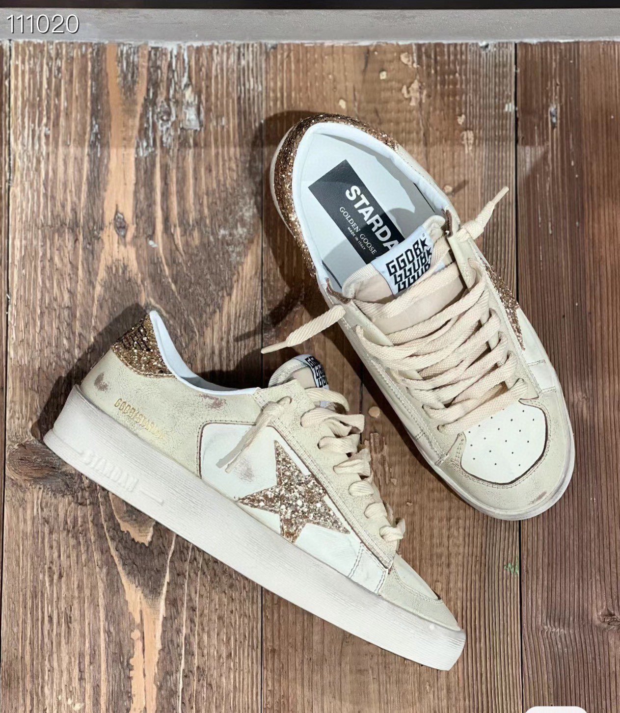 Golden Goose Stardan series of sports shoes B6061602 - Image 9