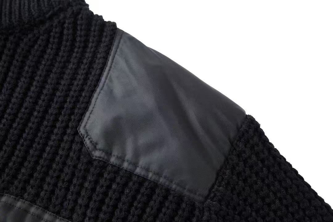 Prada Patchwork Zip-Up Sweater M6060204 - Image 7