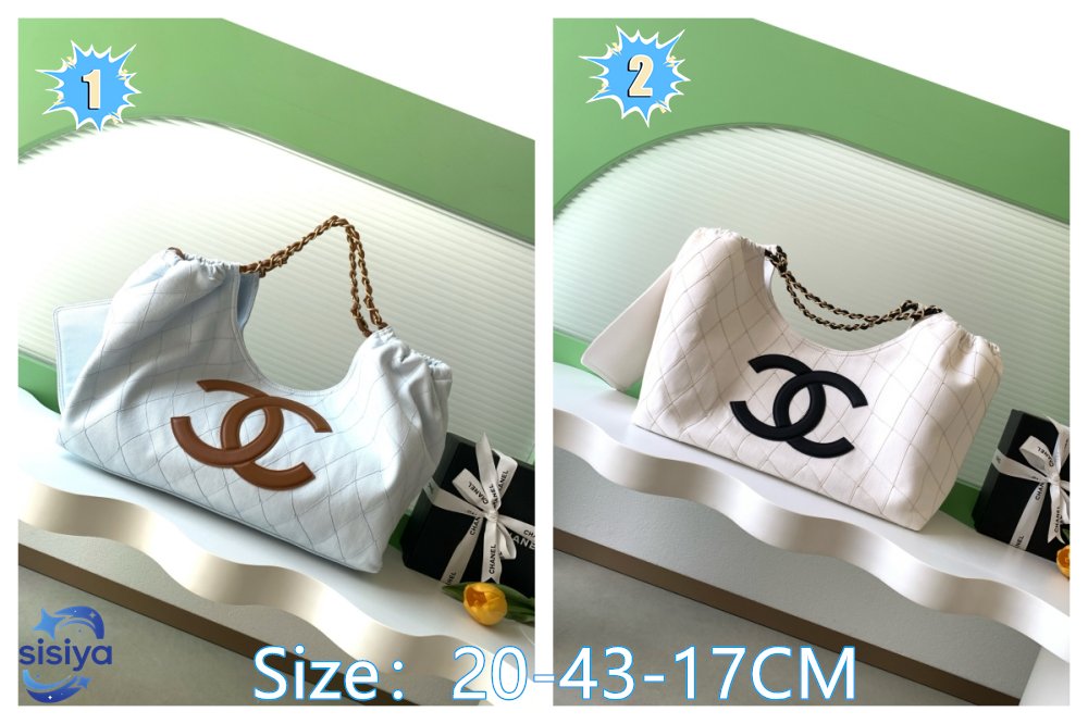CHANEL Coco Beach Denim Bucket Bag B6061203